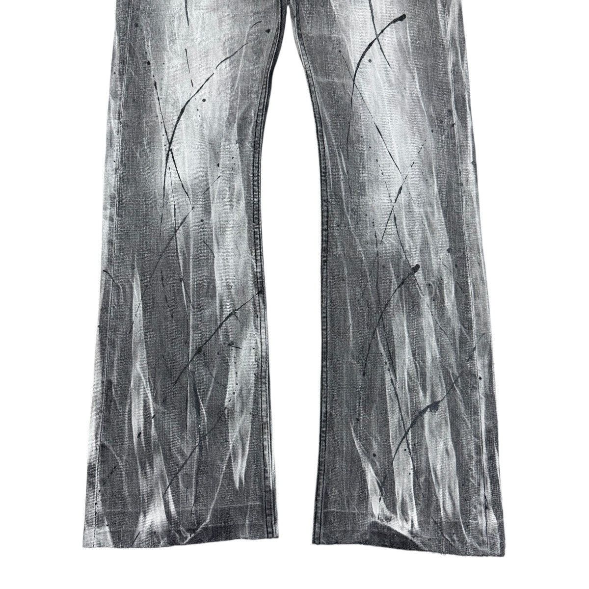 Japanese Brand Sorridere Embroidery Denim Flare Jeans Painter Size US 33 - 7 Thumbnail