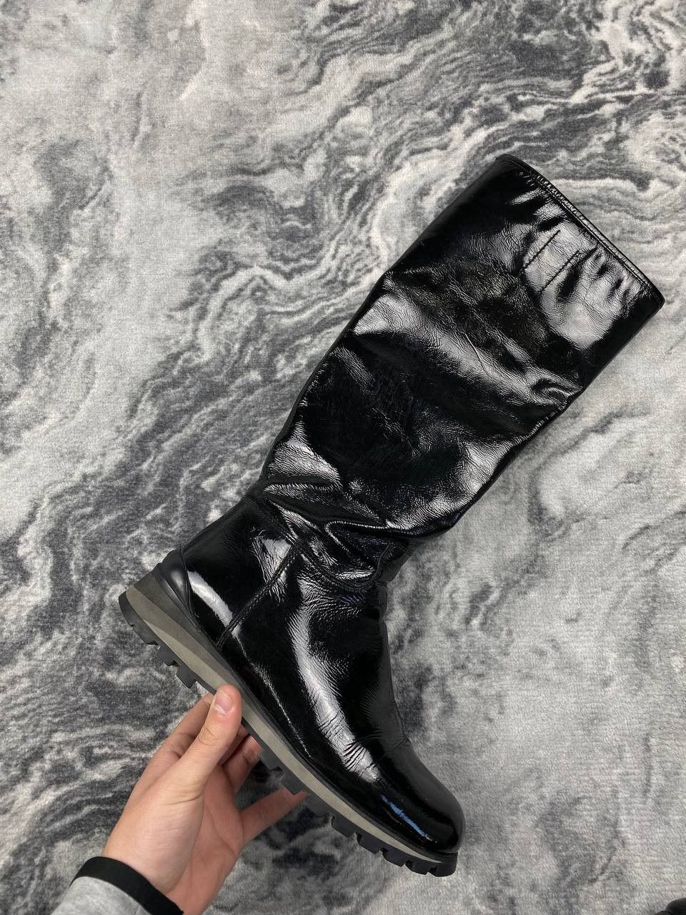 Prada Prada Patent Leather Platform Boots Women Size 37 Black Size US 7 / IT 37 - 4 Thumbnail
