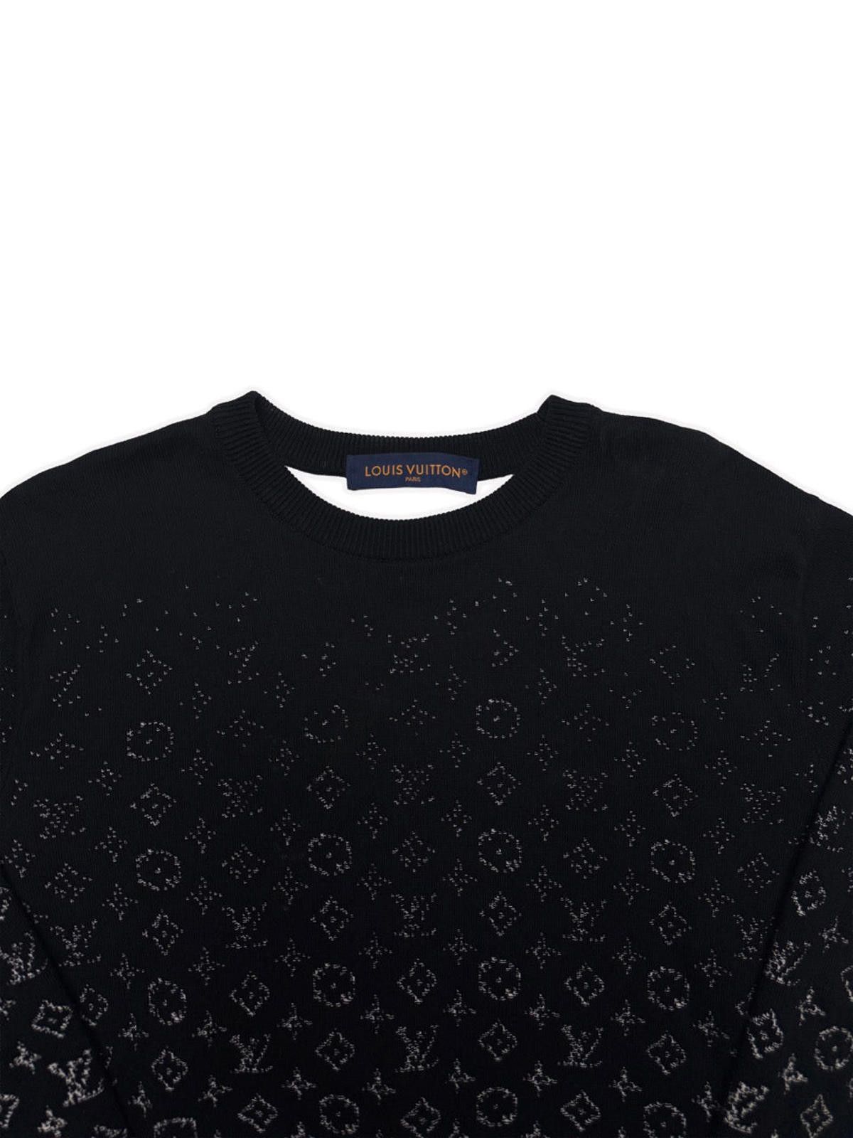 Louis Vuitton Louis Vuitton LVSE Monogram Degradé Crewneck Black Sweater Size US XS / EU 42 / 0 - 3 Thumbnail
