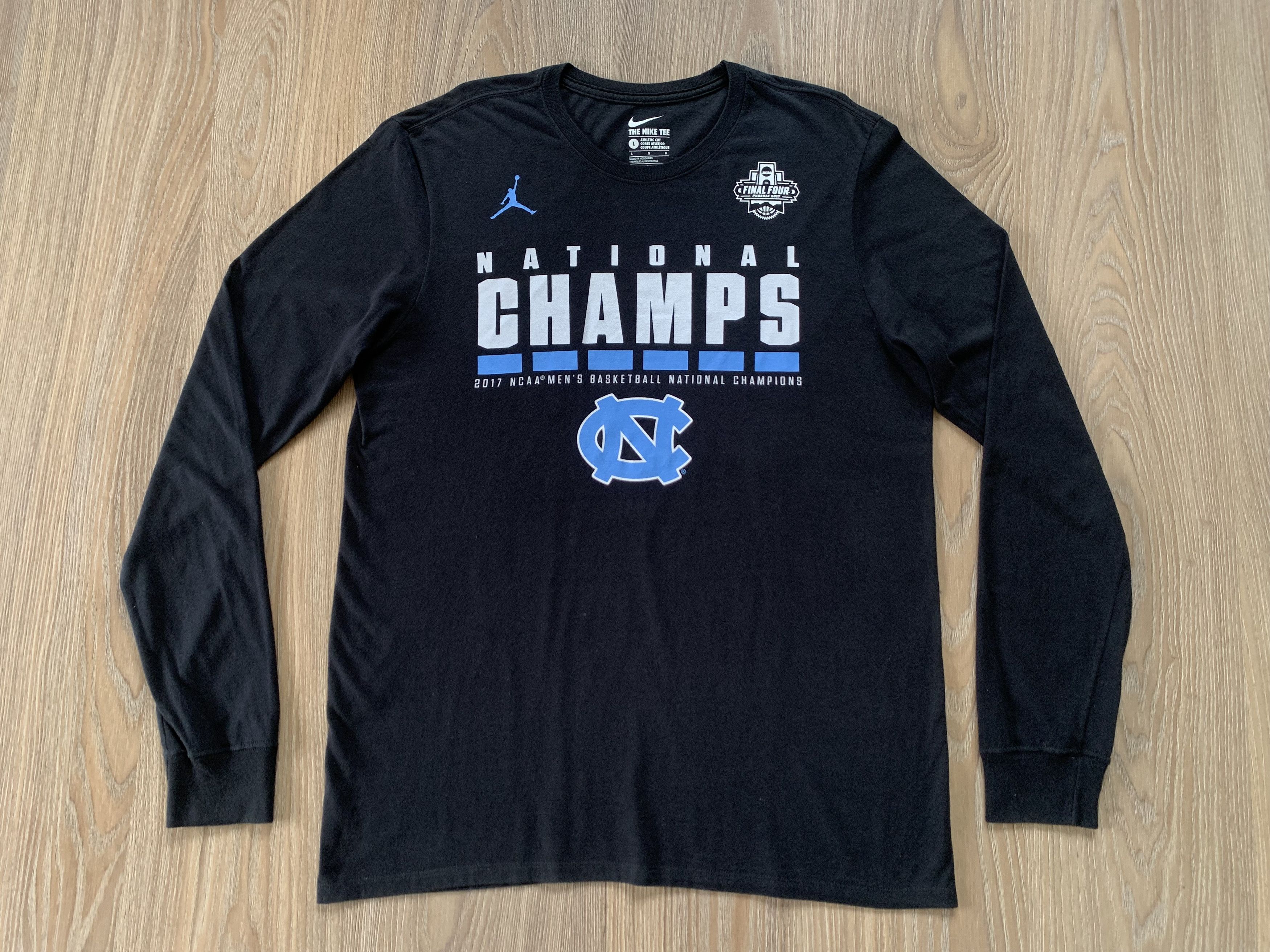 The Nike Tee National Champs Printed Long Sleeve