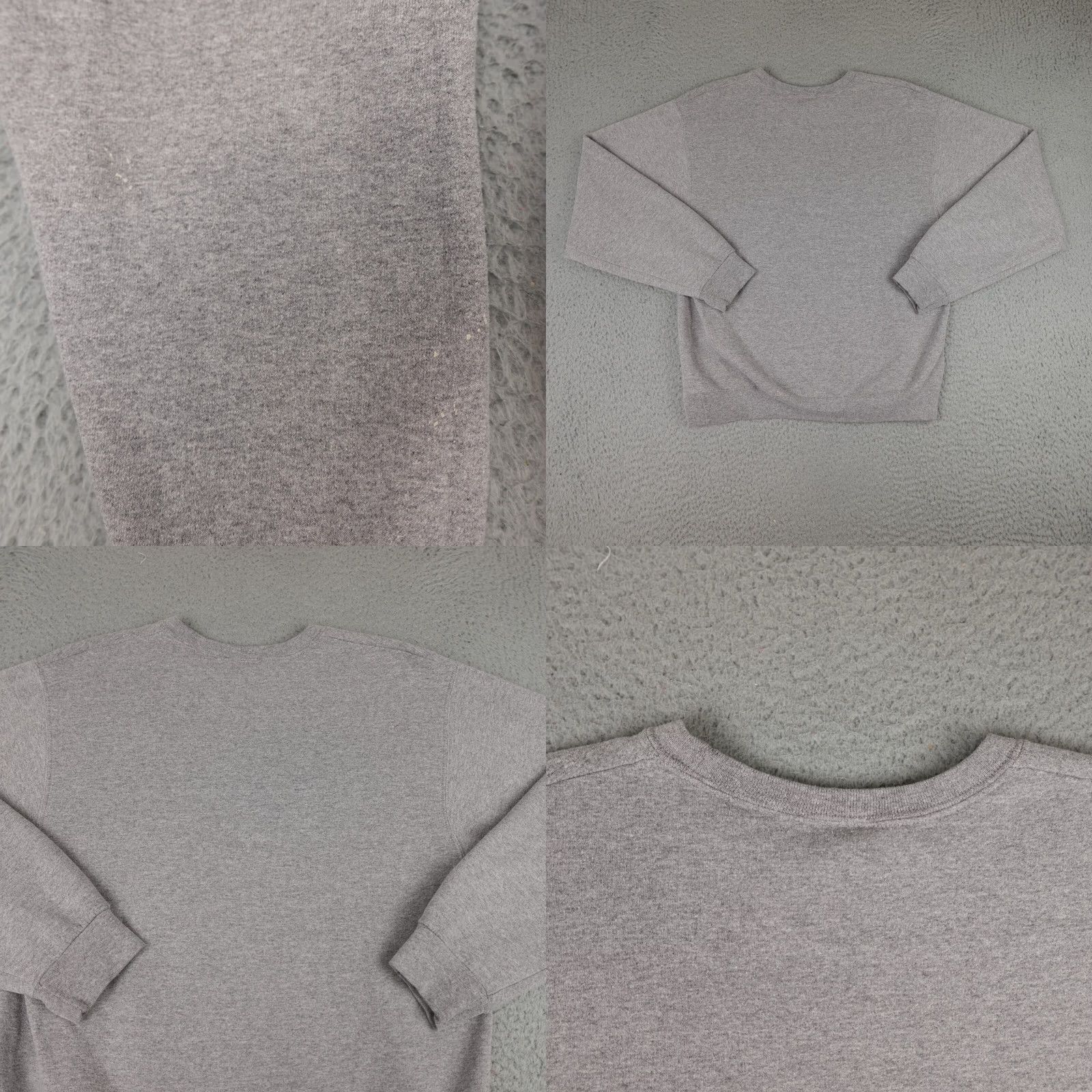 Jerzees JERZEES Levi The Poet Sweater Mens Medium Gray Crewneck Hip Hop Spoken Word Size US M / EU 48-50 / 2 - 8 Thumbnail