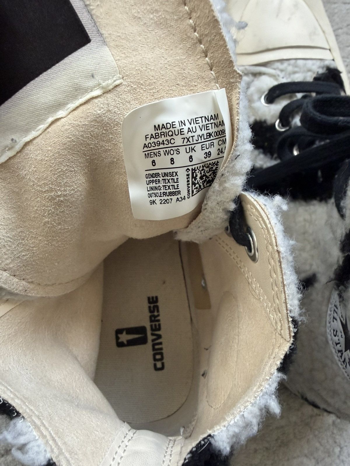 Converse × Rick Owens Drkshdw Rick Owens DRKSHDW x Converse TurboDrk Size US 6 / EU 39 - 8 Thumbnail