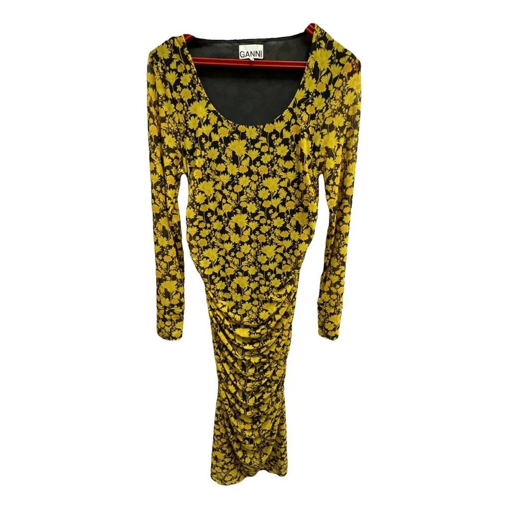 Ganni Ganni Dress Size: 40 fit L Size L / US 10 / IT 46 - 1 Thumbnail