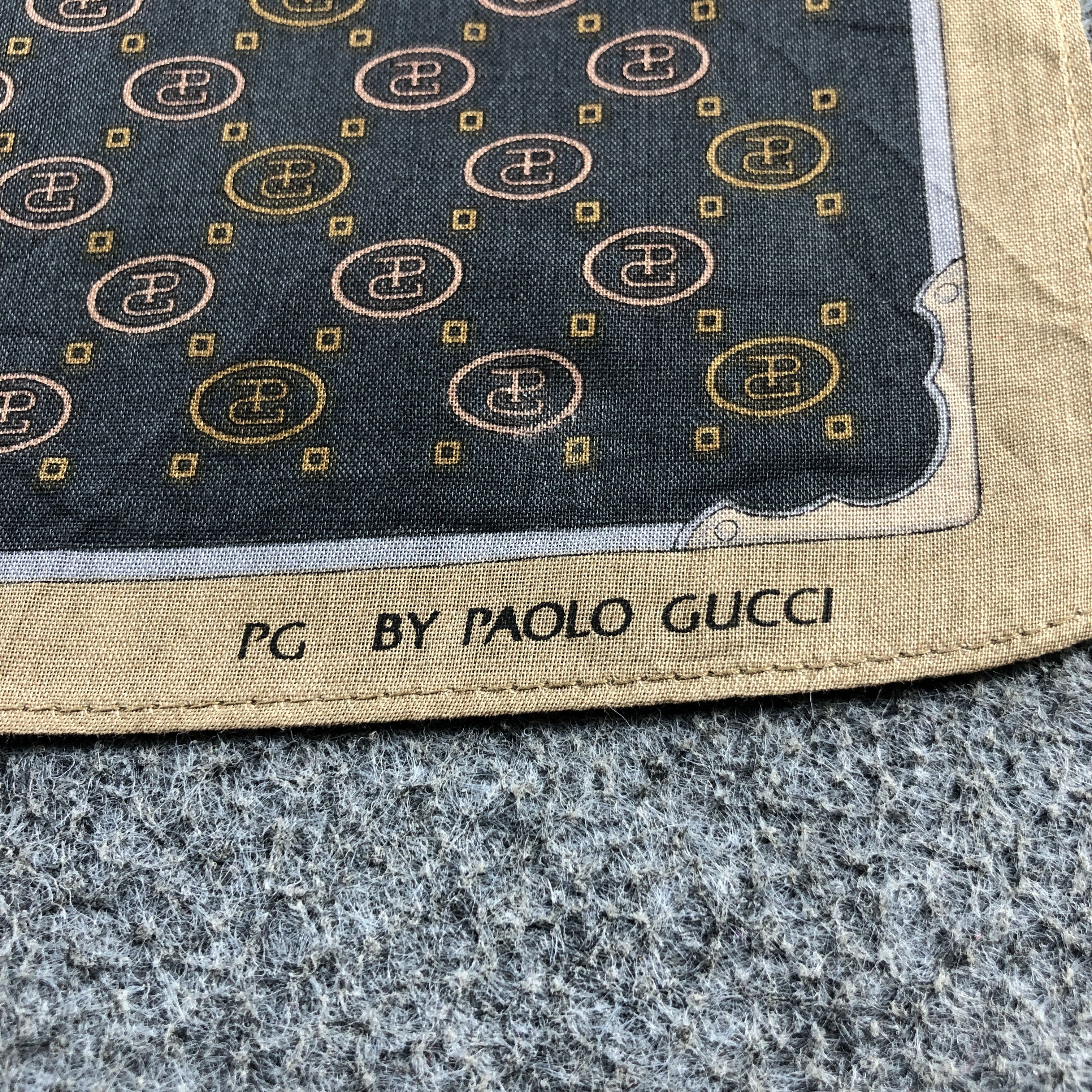 Paolo Gucci Paolo Gucci Handkerchief Neckerchief Bandana H2691 Size ONE SIZE - 4 Thumbnail