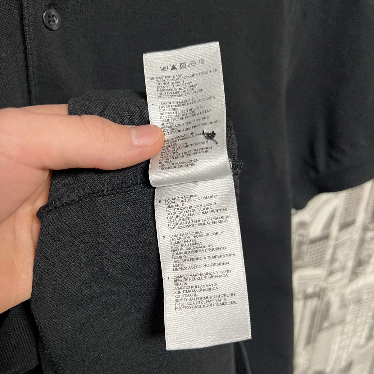 Fred Perry Men’s Fred Perry Black Polos Short Sleeve Cotton Size M Size US M / EU 48-50 / 2 - 6 Thumbnail