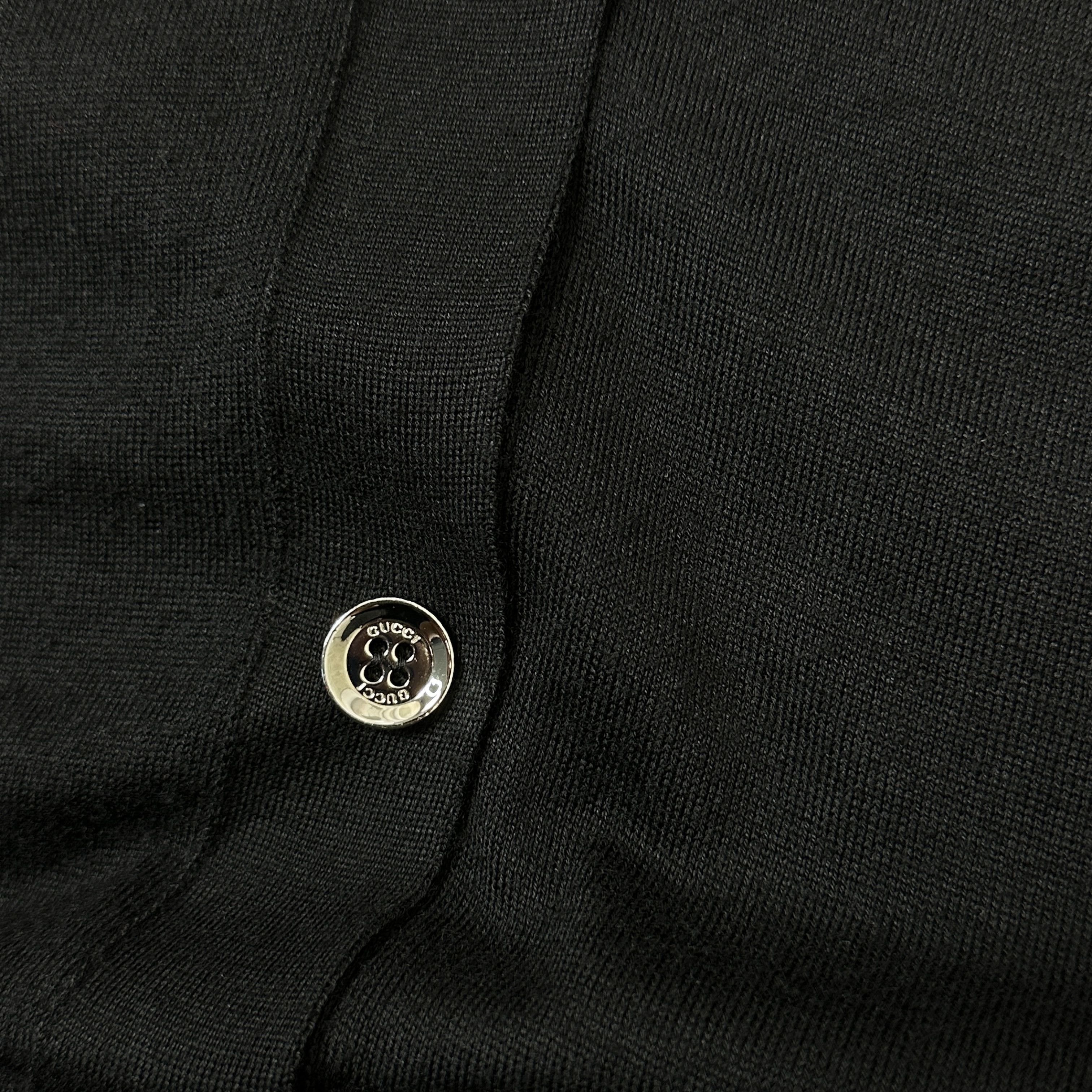 Gucci Vintage Old Money Silk Cashmere Gucci Cardigan Y2K Size M / US 6-8 / IT 42-44 - 4 Thumbnail