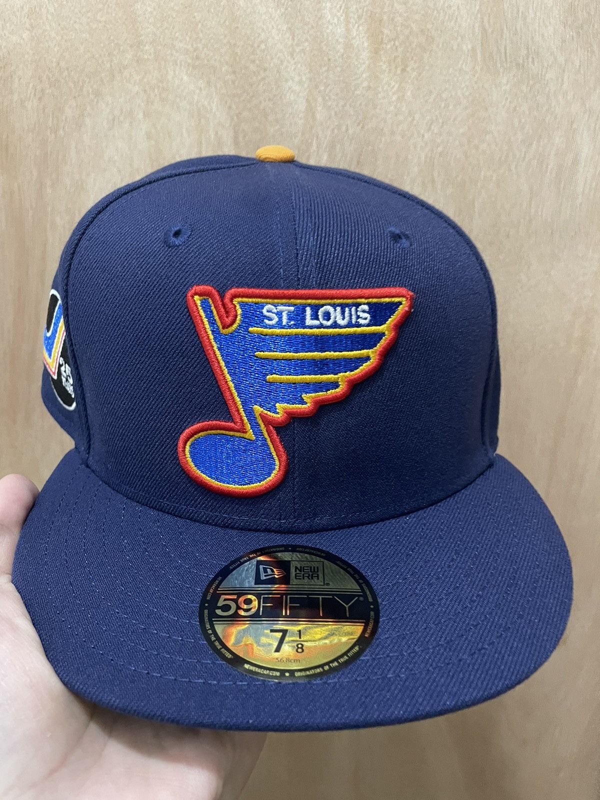 NHL × Vintage Topperz St. Louis blues 25 years size 7 1/8 new Size ONE SIZE - 2 Thumbnail