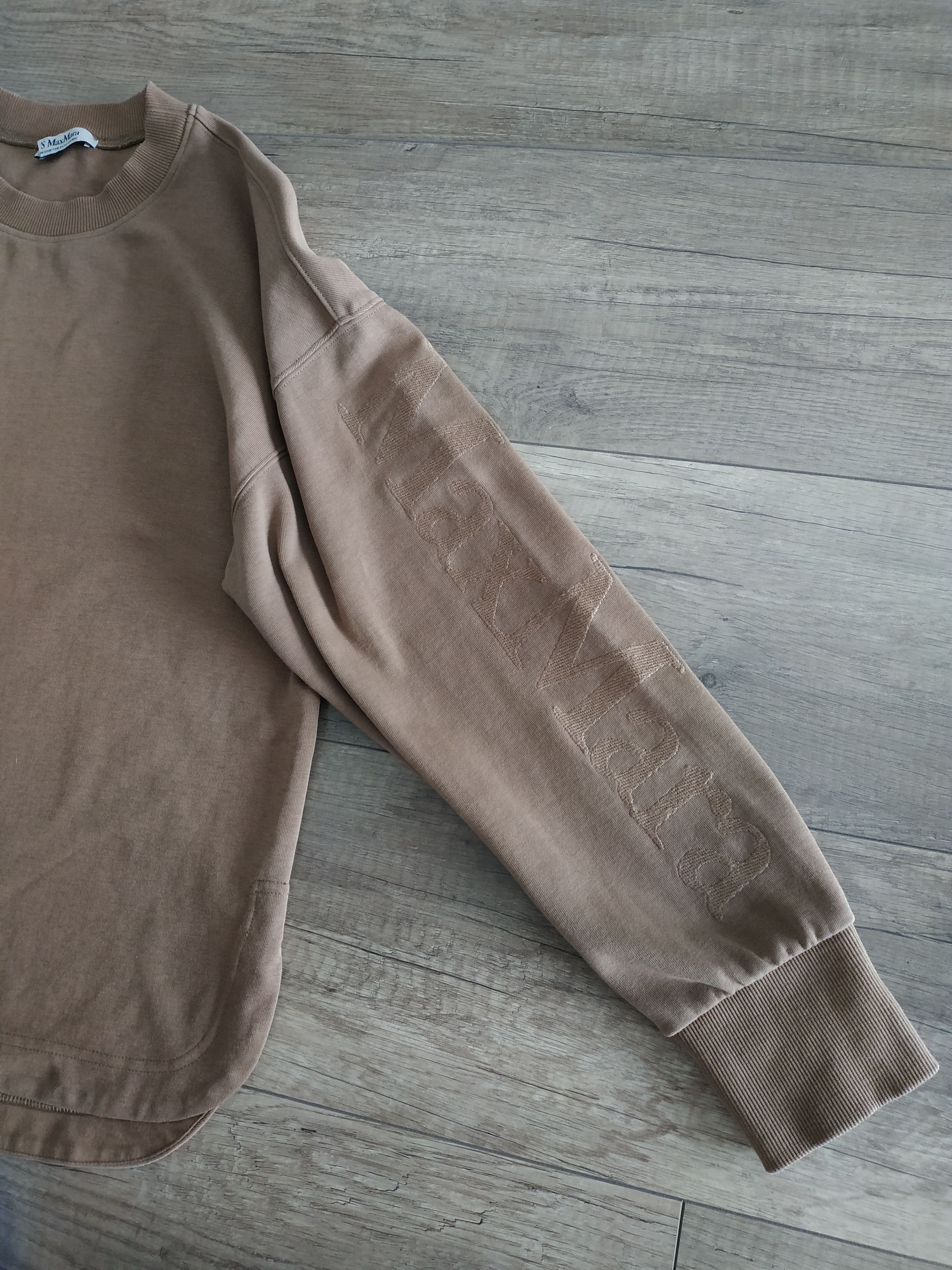 Max Mara Max Mara Women's Sleeve Logo Sweatshirt/Pullover, MEDIUM Size M / US 6-8 / IT 42-44 - 2 Thumbnail