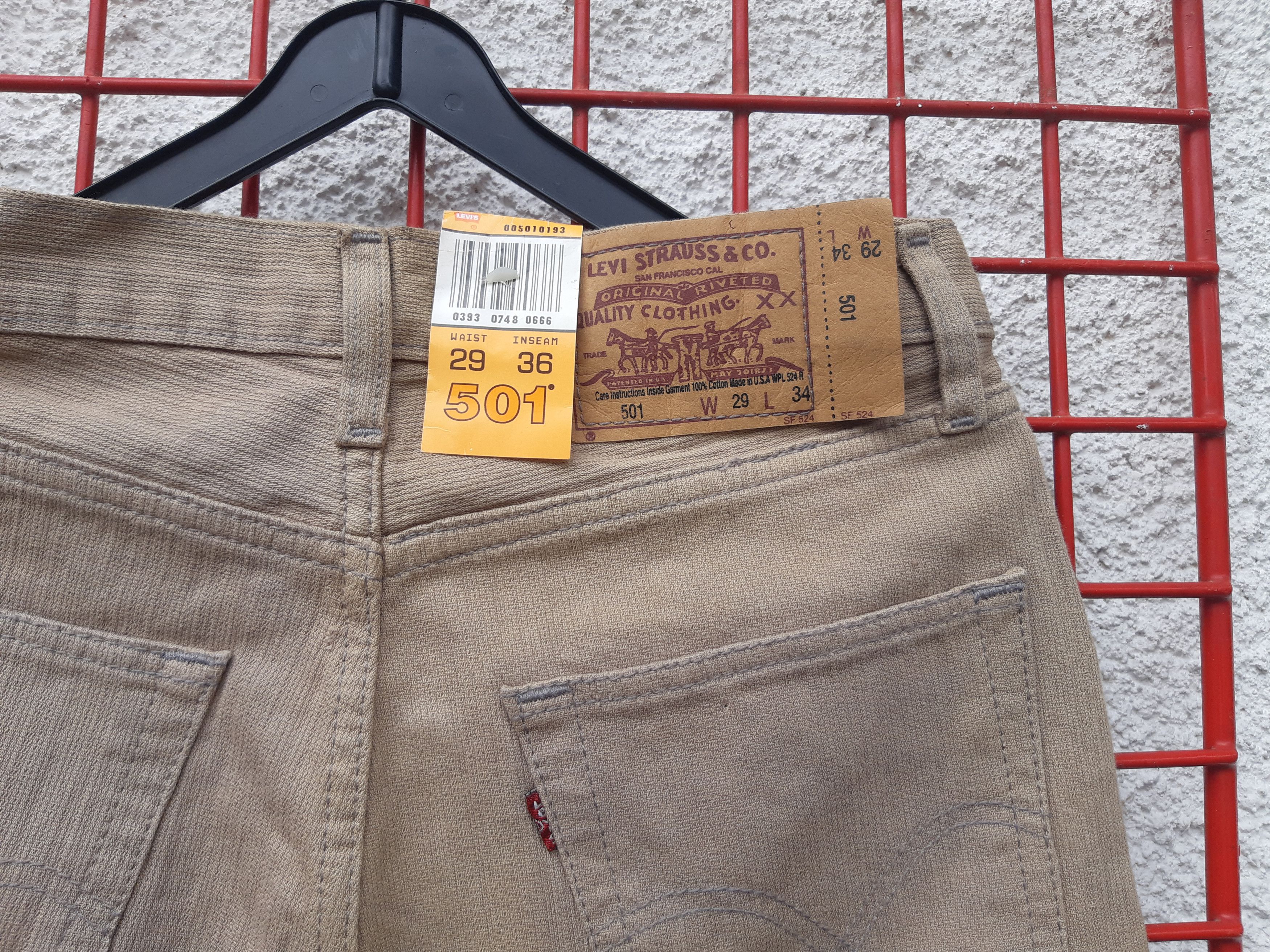 Levi's Vintage 90s LEVIS 501 Jeans USA size W29 L34 NWT Size 29" - 5 Thumbnail