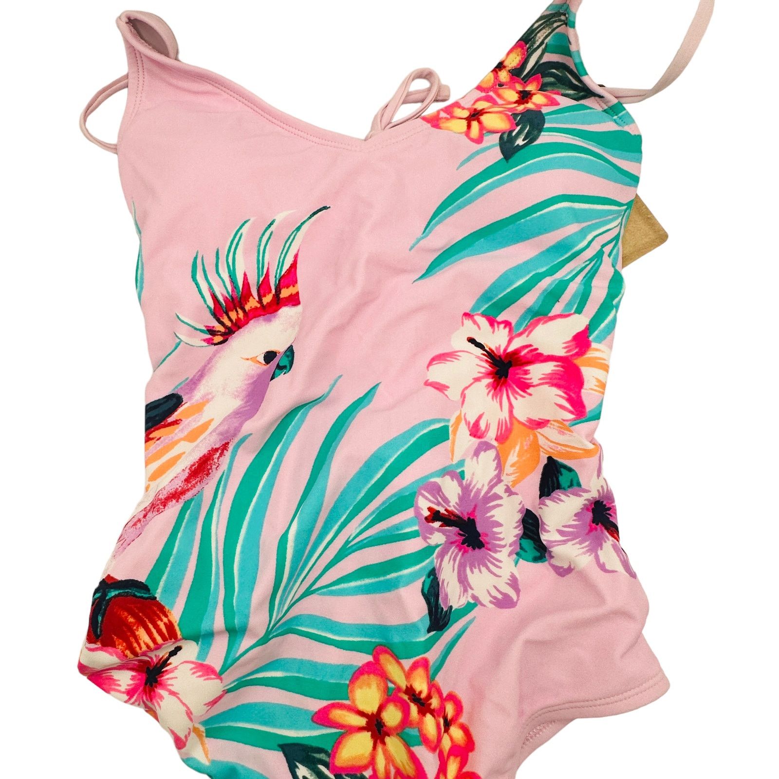 The Unbranded Brand True Craft Cockatoo Hawaiian Swimsuit Size Small Size ONE SIZE - 3 Thumbnail