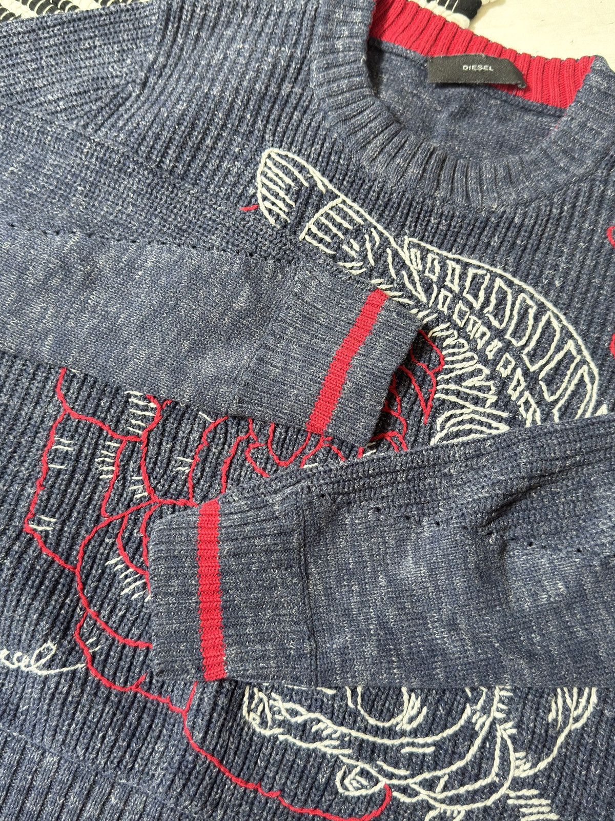Diesel DIESEL JAPANESE STYLE KNITTED SWEATER Size S / US 4 / IT 40 - 6 Thumbnail
