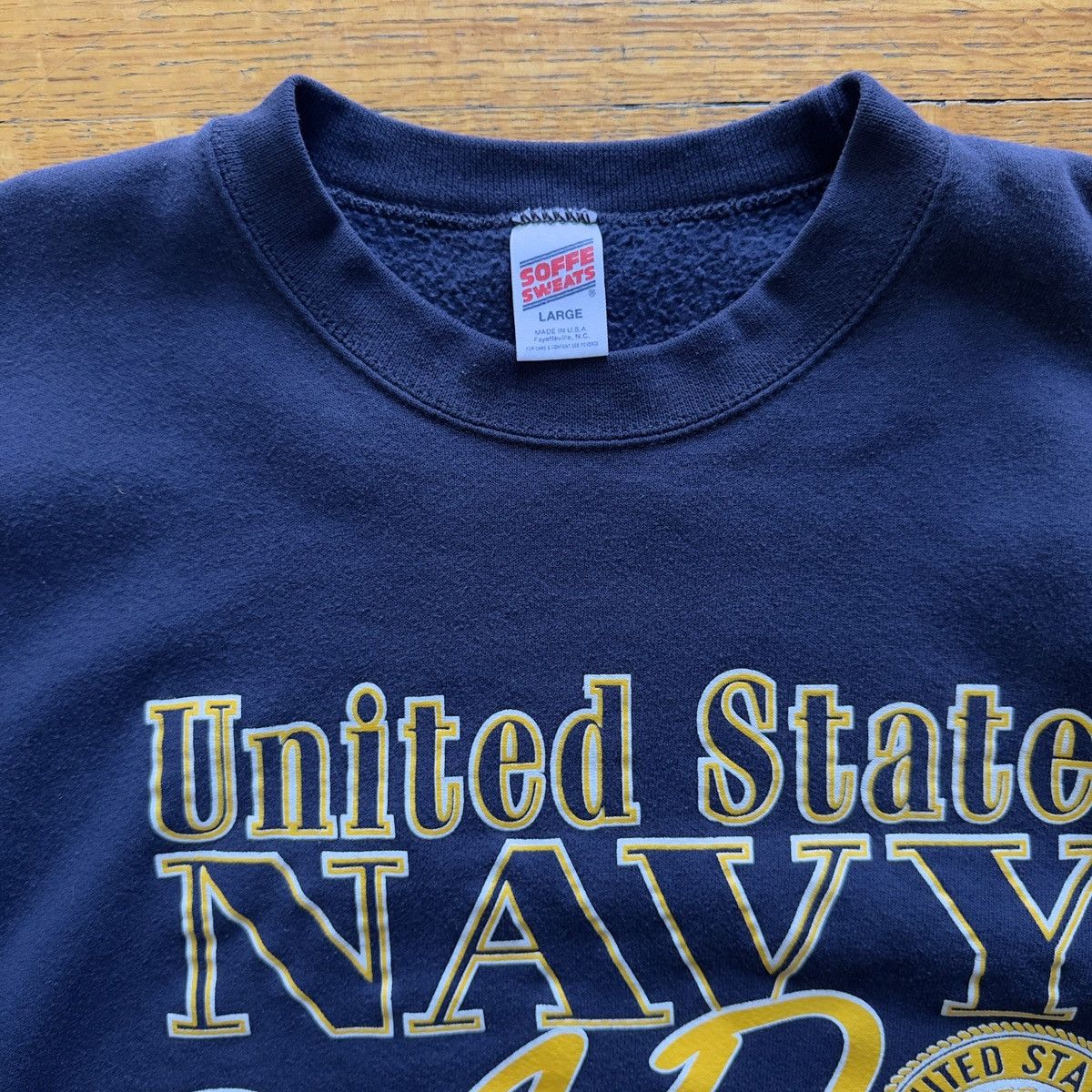 Soffe United States Navy Dad Sweatshirt Large Size US L / EU 52-54 / 3 - 2 Thumbnail