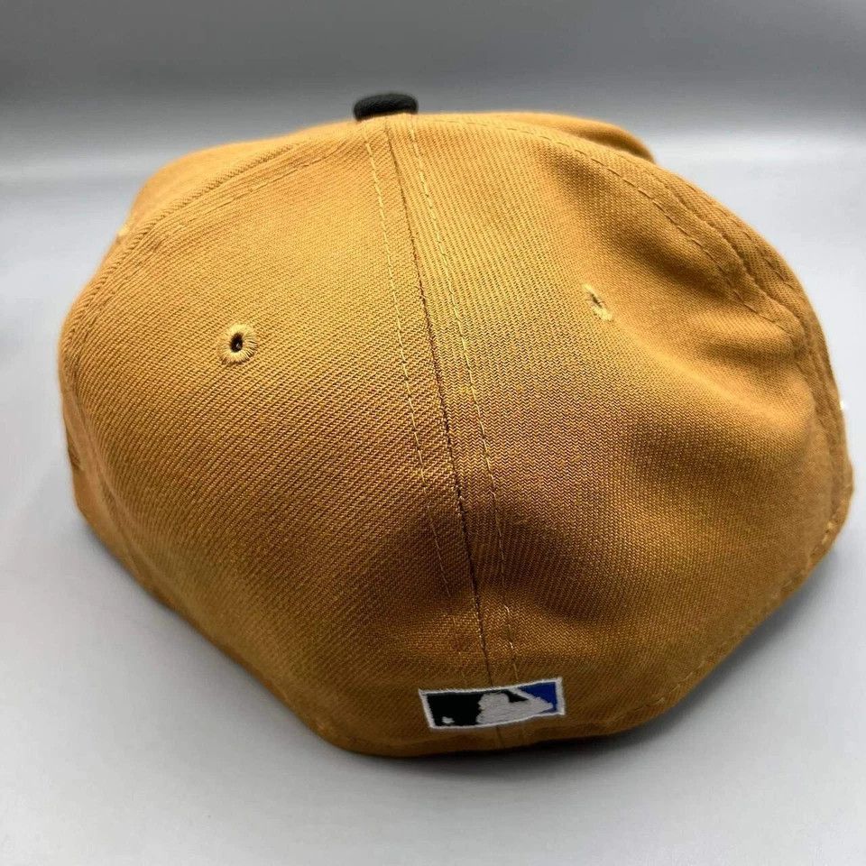 New Era Atlanta Braves Hat Men 7 1/2 59Fifty New Era MLB Fitted Cap Size ONE SIZE - 7 Thumbnail