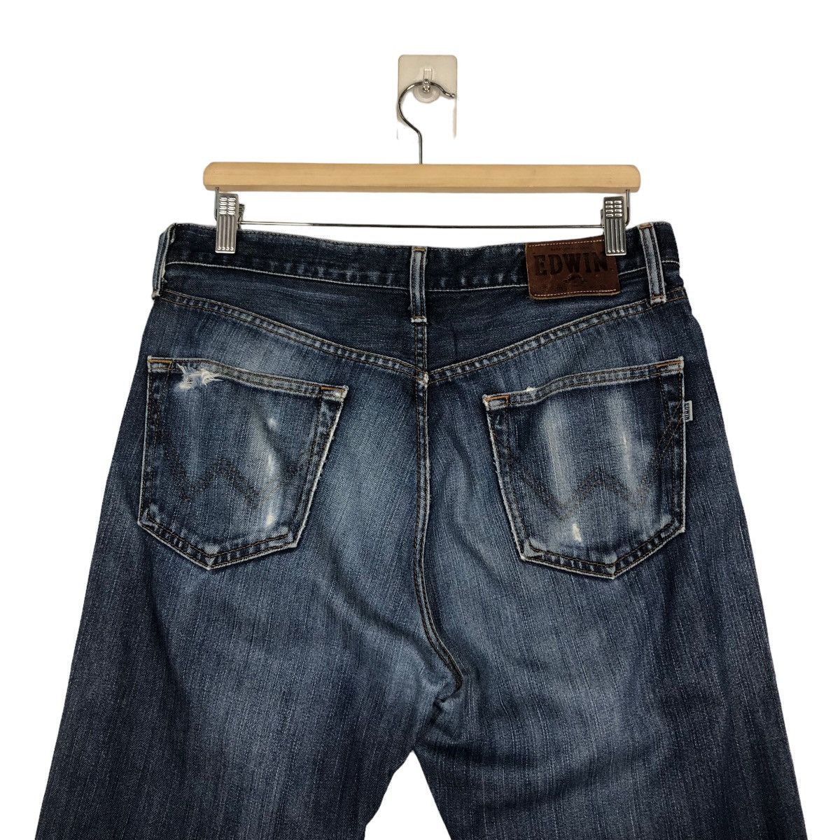 Edwin 🔥Vintage Edwin International Basic Jeans Size US 34 / EU 50 - 9 Thumbnail
