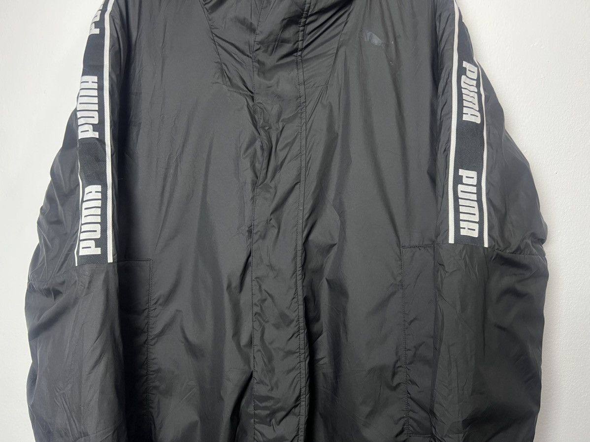 Puma Puma Long Puffer Coat Black Winter Hooded Jacket Size US L / EU 52-54 / 3 - 4 Thumbnail