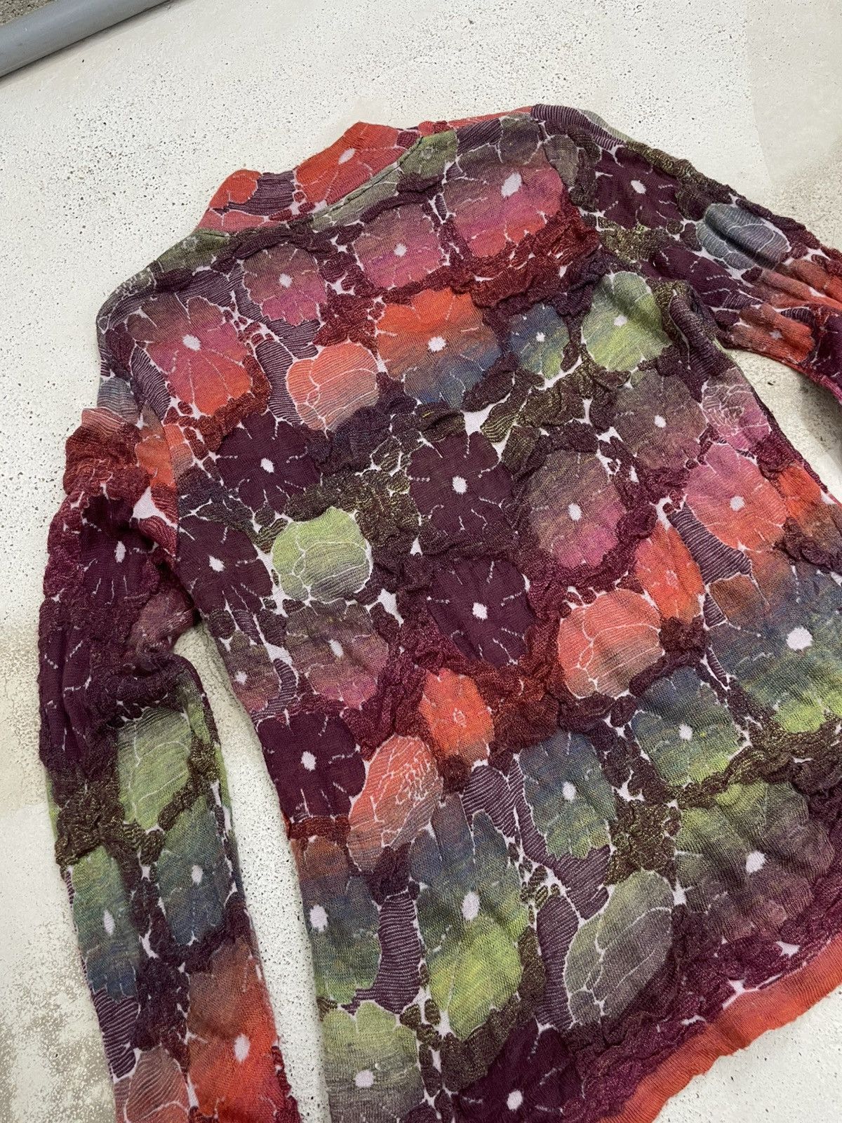 20471120 ECOLE 3D Design Knitted Art Colour Tone Pattern Size US S / EU 44-46 / 1 - 11 Thumbnail