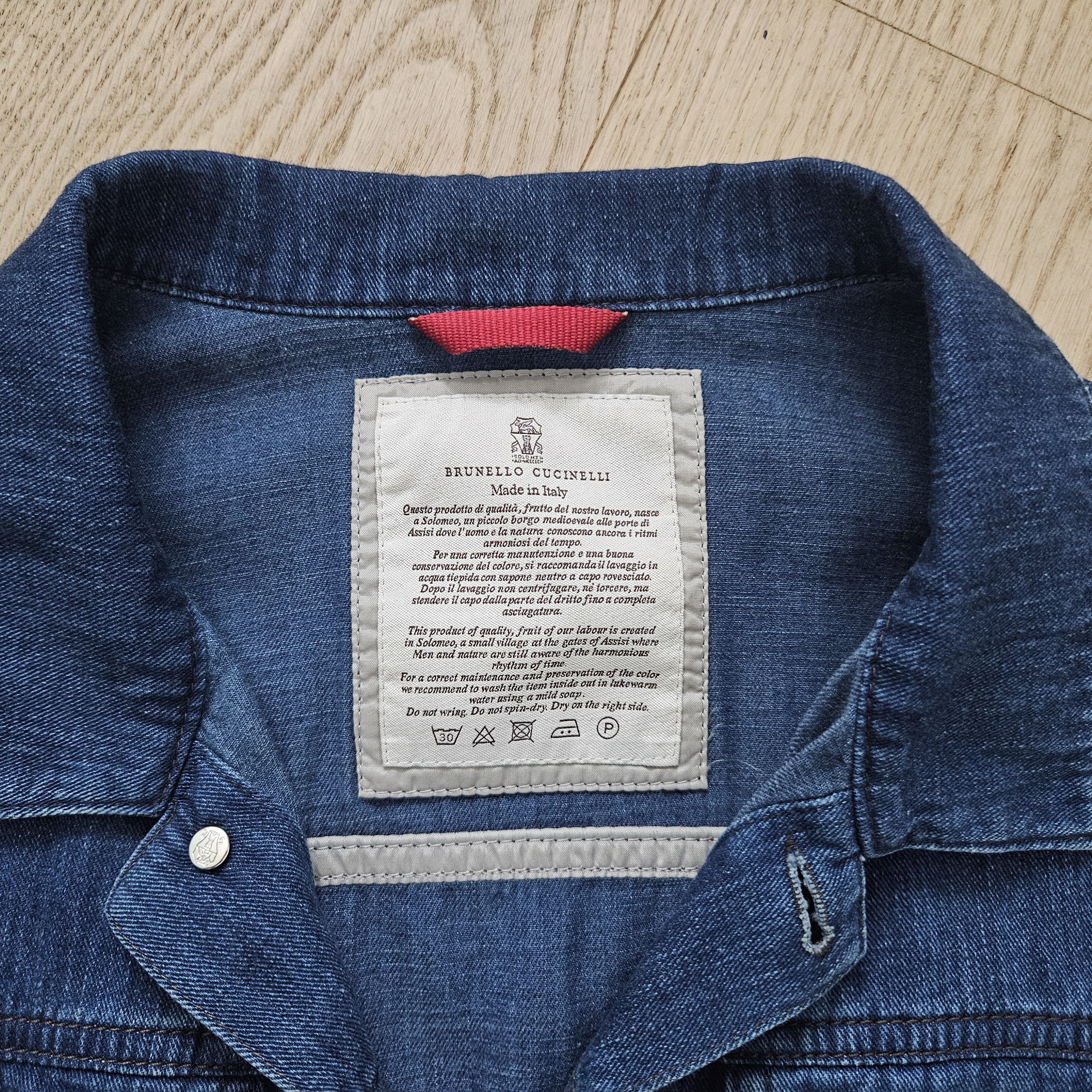 Brunello Cucinelli Brunello Cucinelli Italian Denim Jacket – IT 48 / US 38 Size US M / EU 48-50 / 2 - 4 Thumbnail