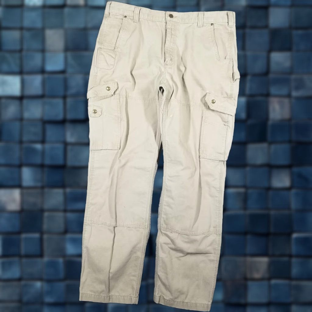 Carhartt Carhartt Men’s Relaxed Fit Ripstop Cargo Double Knee Pants Desert 38x34 B342 DES Size US 38 / EU 54 - 1 Thumbnail