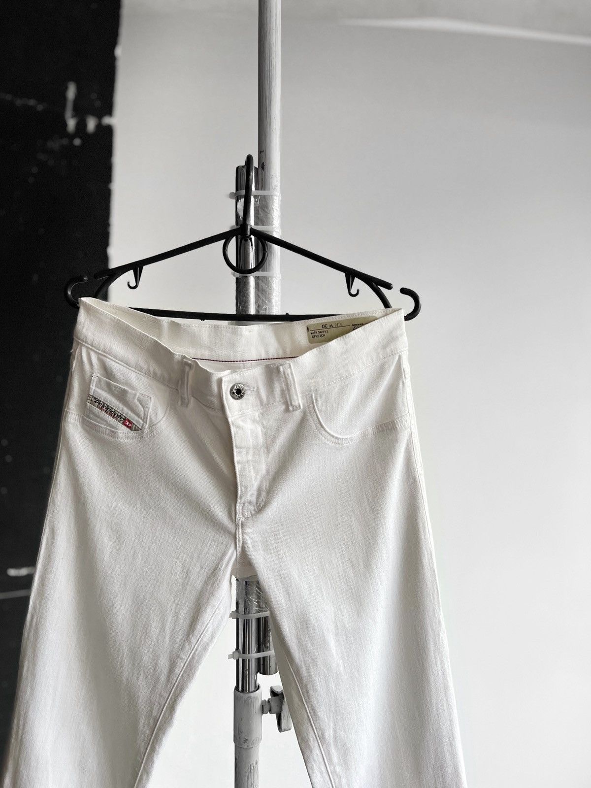 Designer × Diesel Diesel Livier Womens White Super Slim Jegging Jeans 066V1 Size 30" / US 8 / IT 44 - 2 Thumbnail