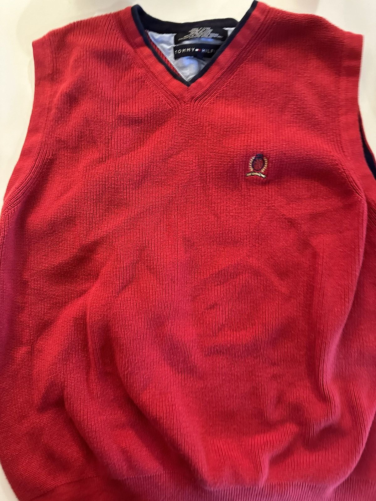 Tommy Hilfiger × Vintage Tommy Hilfiger Sweater Vest Size US M / EU 48-50 / 2 - 3 Thumbnail
