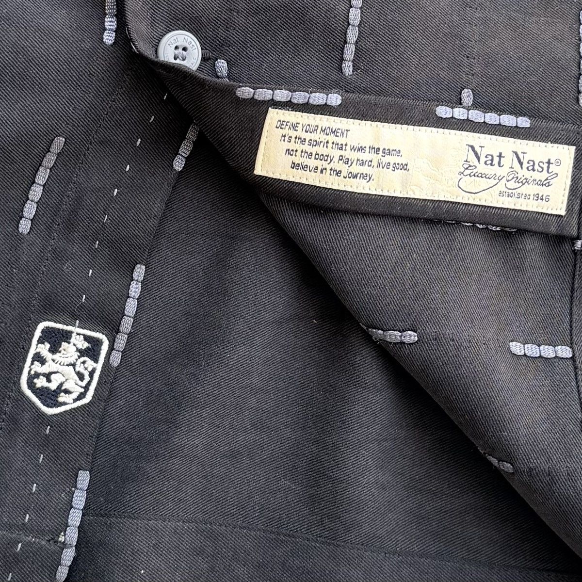 Nat Nast Nat Nast Luxury Originals Silk Bowler Shirt Men Size XL Size US XL / EU 56 / 4 - 3 Thumbnail