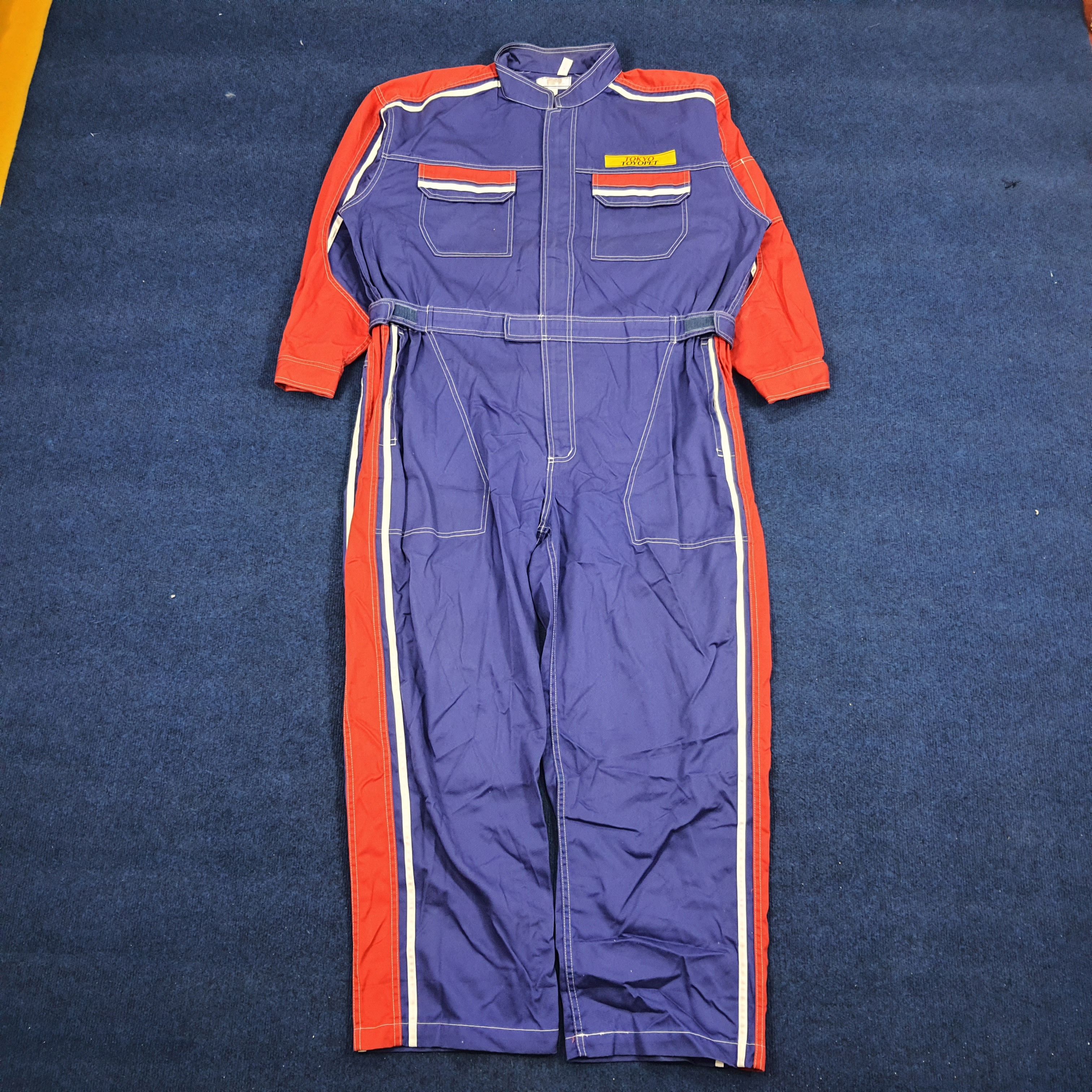 Japanese Brand × Vintage Vintage Toyota Tecno Japan Motorsports Coverall Size US XXL / EU 58 / 5 - 4 Thumbnail