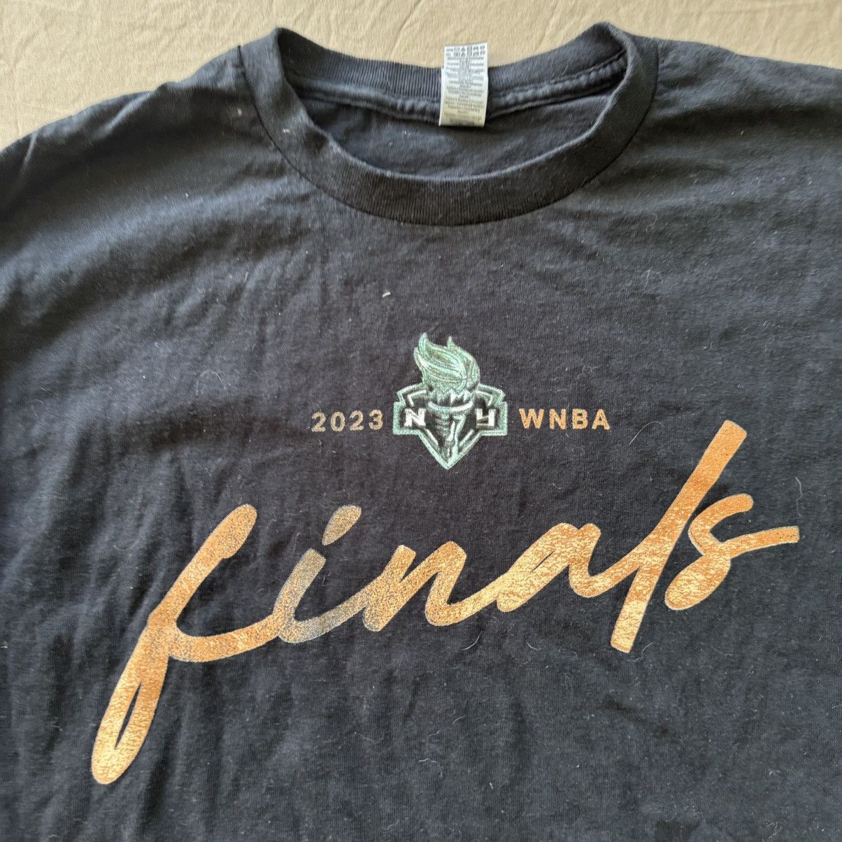 NBA WNBA Liberty Stadium Finals Tee Size US XL / EU 56 / 4 - 4 Thumbnail