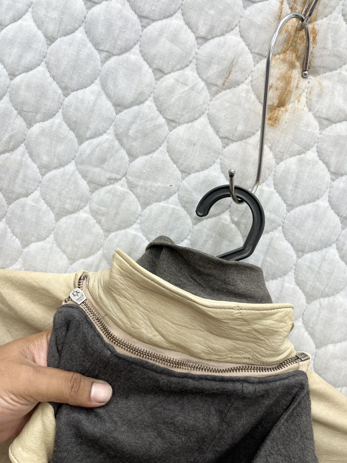 Giorgio Brato 🔥🔥🔥STEALS GIORGIO BRATO LEATHER JACKET DETACHABLE HOODIE Size XS / US 0-2 / IT 36-38 - 14 Thumbnail