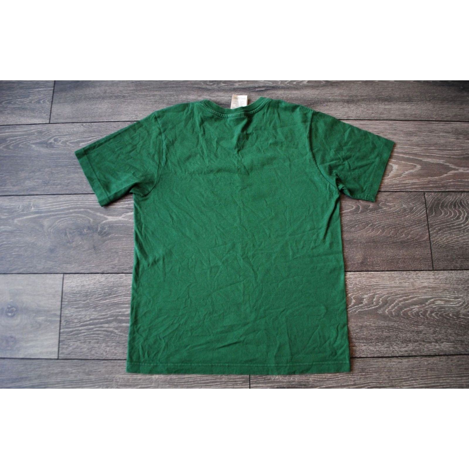 Nike VINTAGE Nike BIG LOGO SWOOSH T-SHIRT Green 1 STITCH MENS S SMALL GRAY TAG 2008 Shirt Size US S / EU 44-46 / 1 - 5 Thumbnail