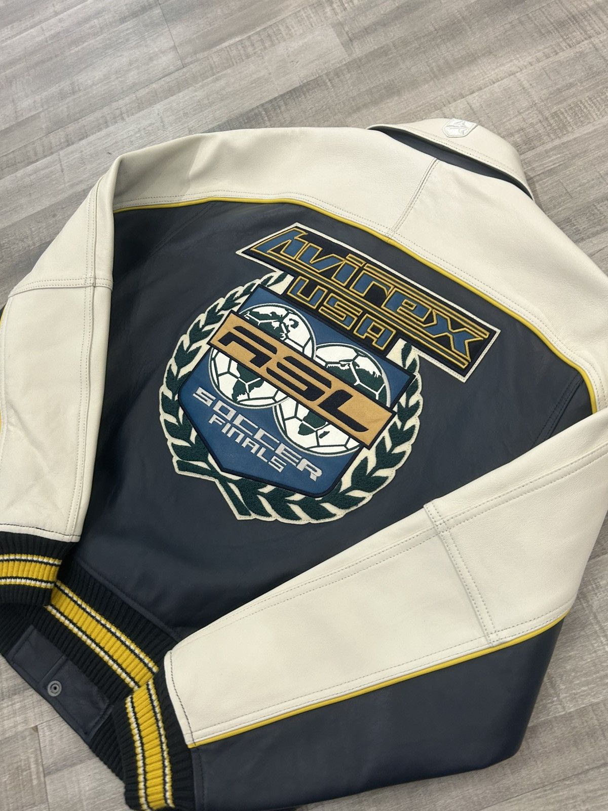 Avirex Avirex American Soccer League Leather Jacket Size US M / EU 48-50 / 2 - 7 Thumbnail