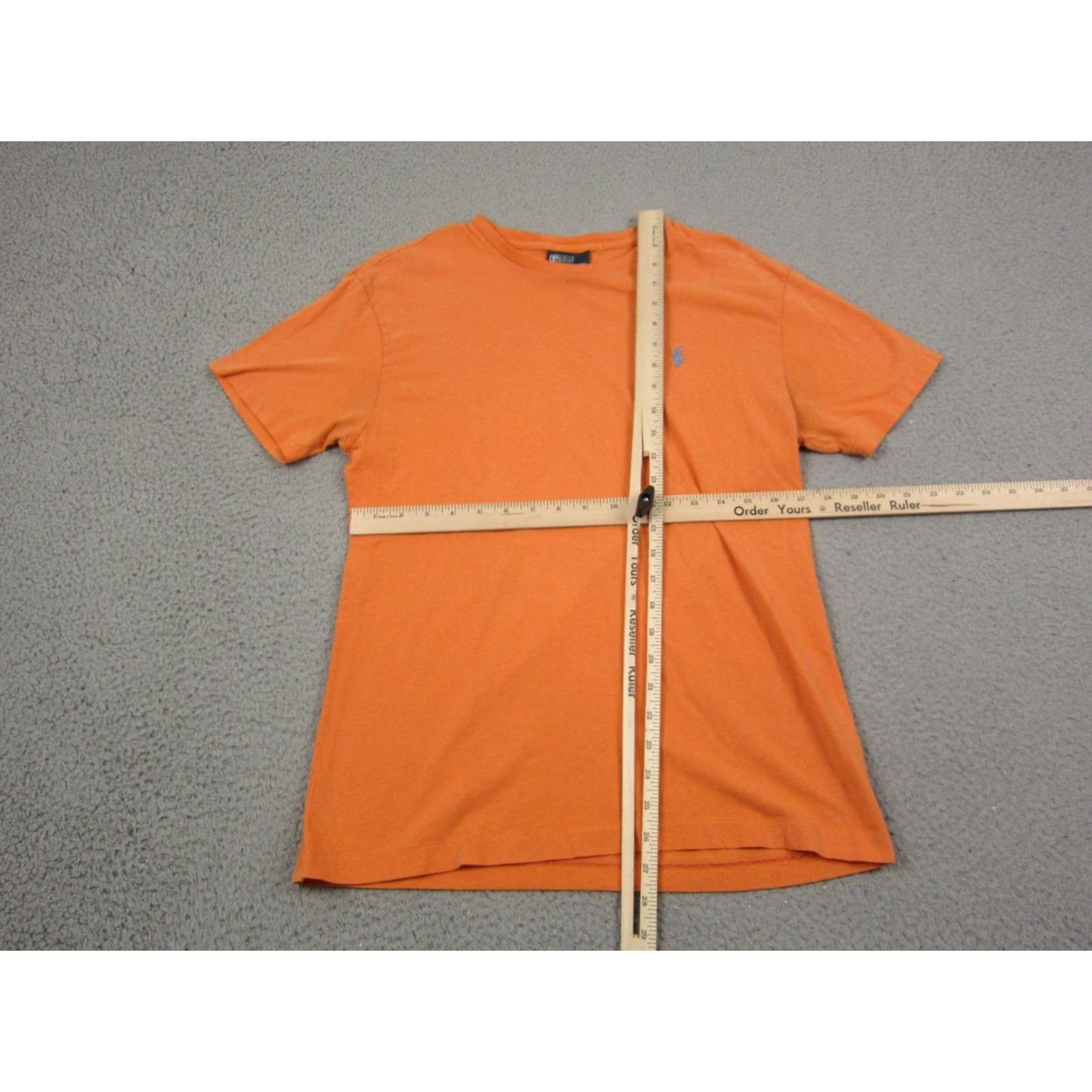 Polo Ralph Lauren Polo Ralph Lauren Shirt Mens Small Orange Blue Pony Short Sleeve Size US S / EU 44-46 / 1 - 6 Thumbnail