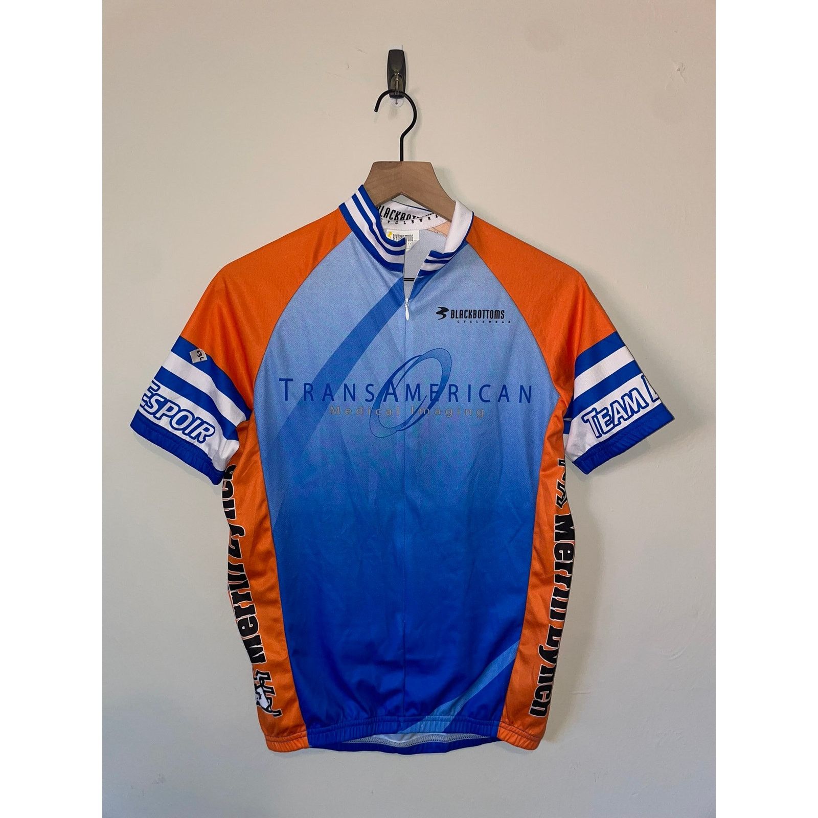 Vintage Vintage Biking Transamerican Jersey Black Botoms Cycle Wear Size US S / EU 44-46 / 1 - 1 Thumbnail
