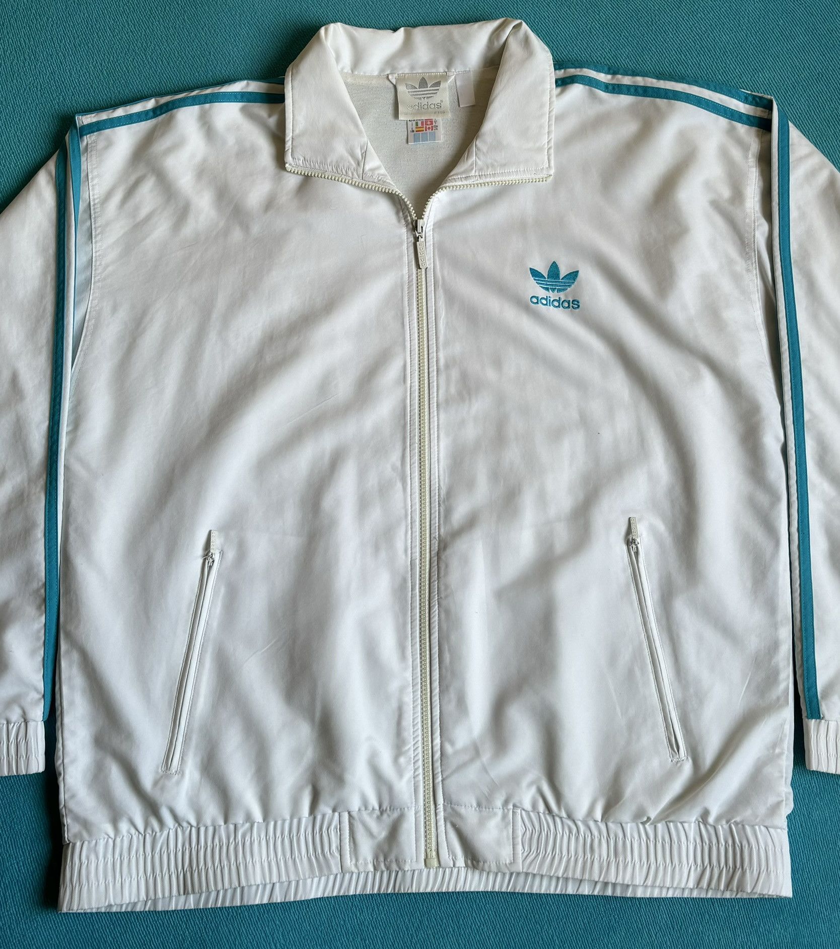 Adidas Adidas Originals vintage 90s white jacket size. XXL Size US XXL / EU 58 / 5 - 6 Thumbnail
