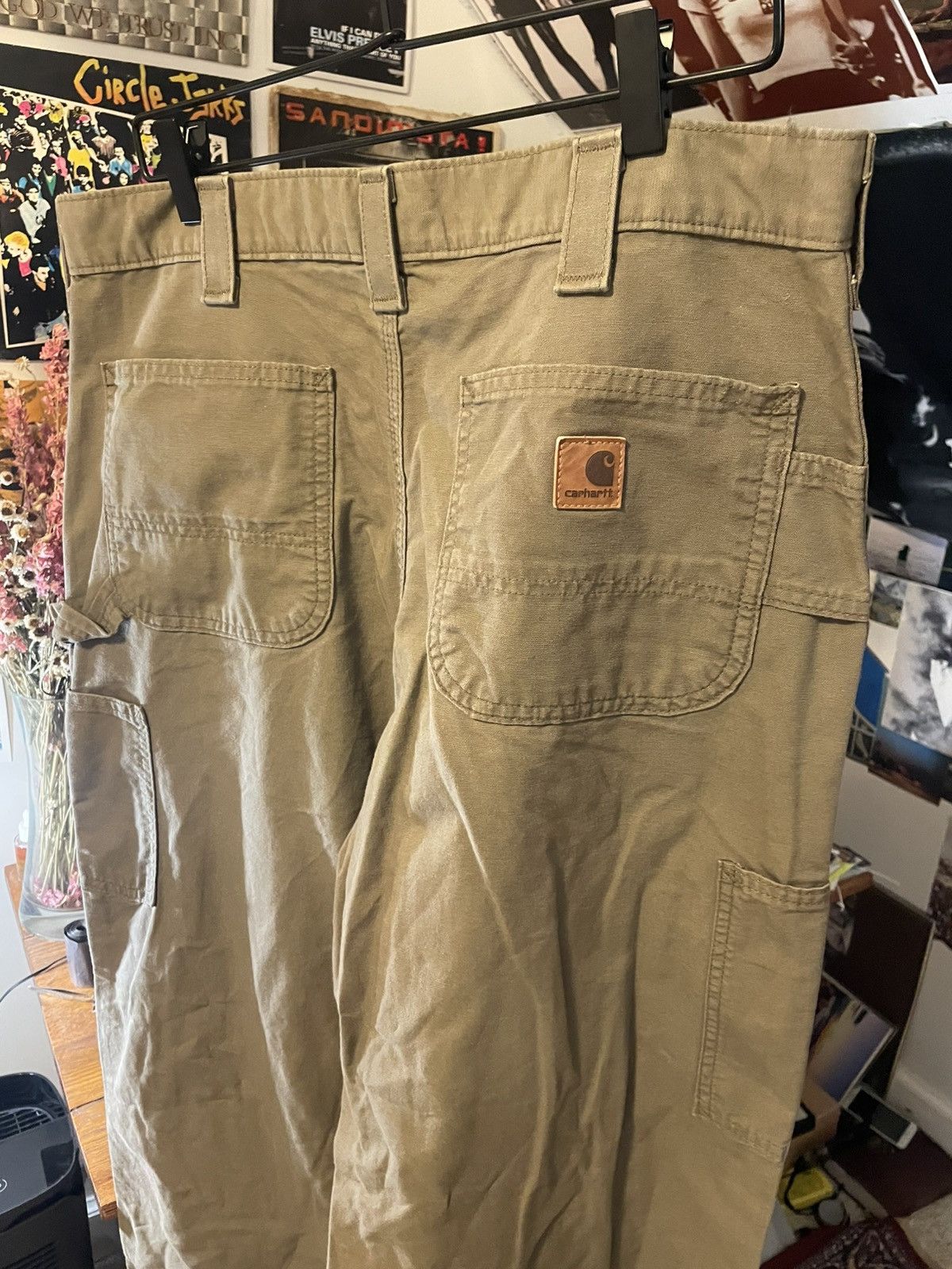 Carhartt Brown Carharrt painters pants Size US 35 - 4 Thumbnail