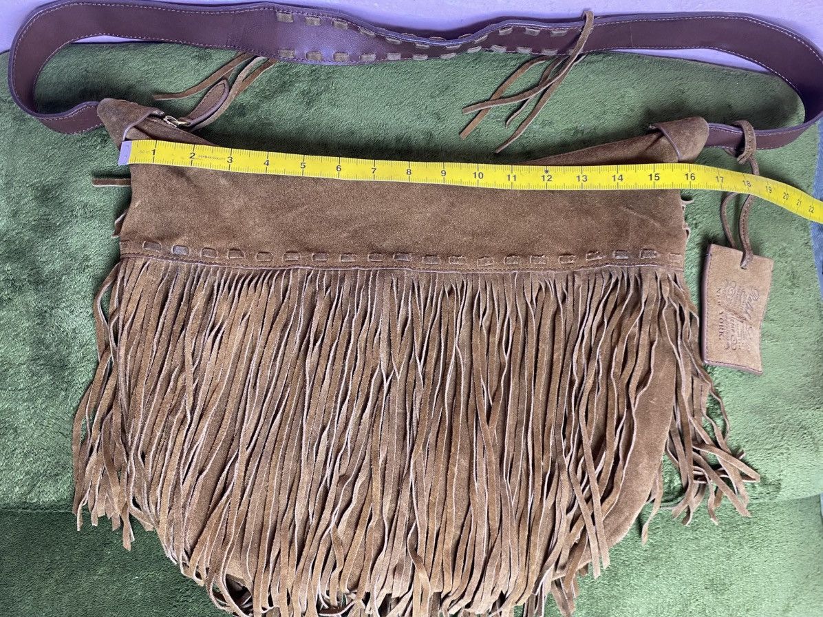 Polo Ralph Lauren POLO RALPH LAUREN Leather Fringe Shoulder Bag Size ONE SIZE - 16 Thumbnail