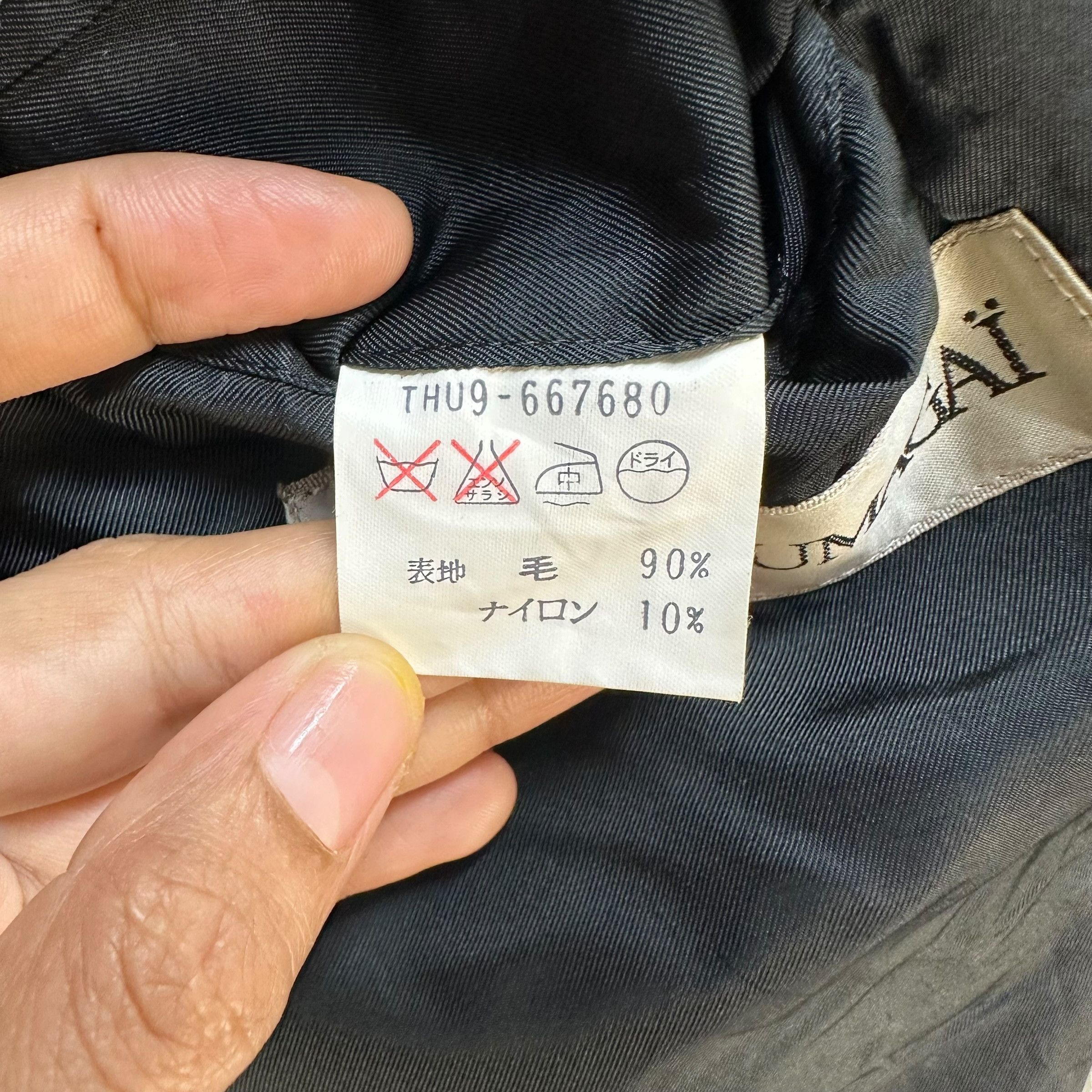Tokio Kumagai TOKIO KUMAGAI Double Breasted Zipper Overcoat #A73-1756 Size US M / EU 48-50 / 2 - 10 Thumbnail