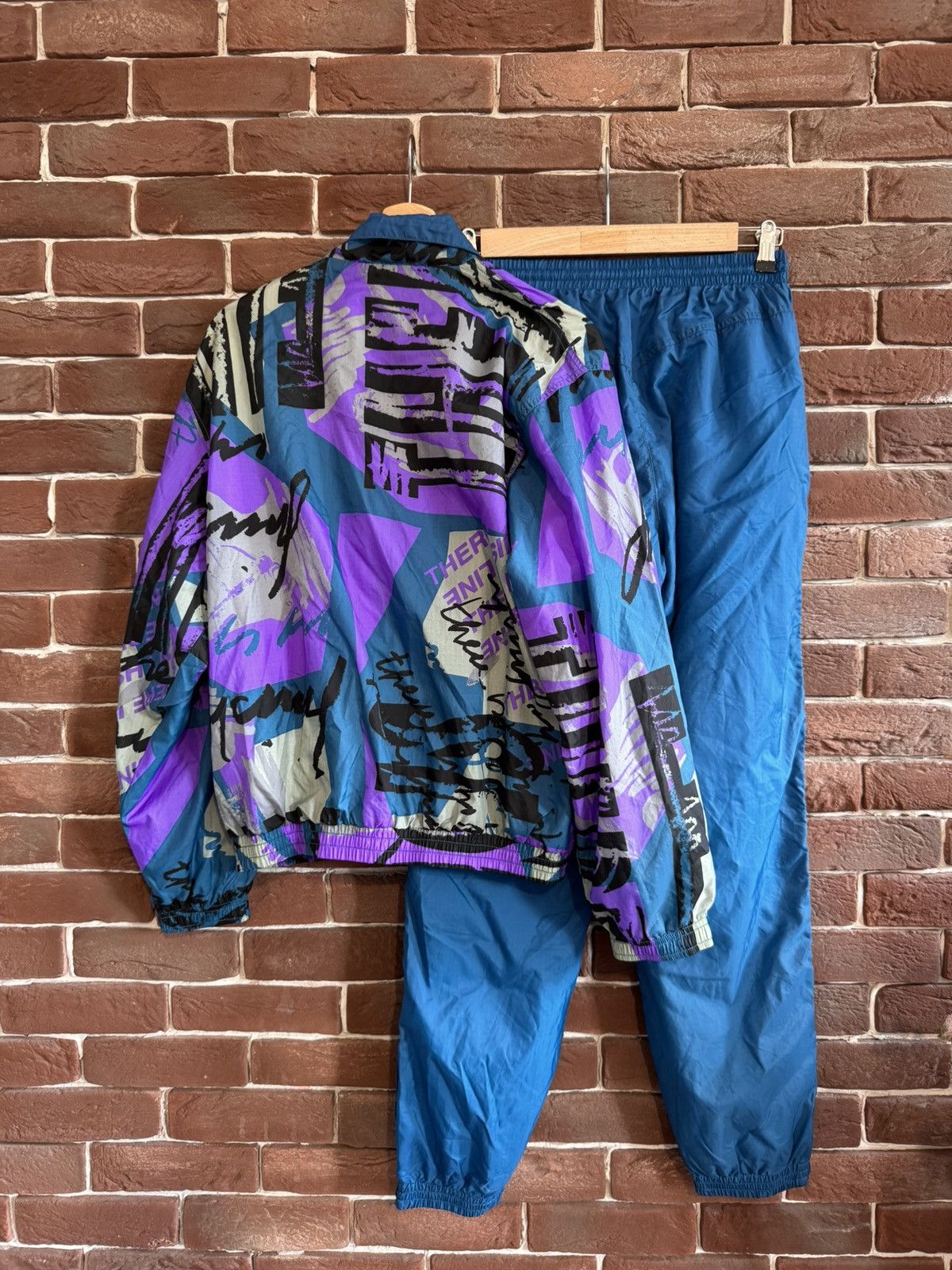 Nike Rare 90s Vintage Nike Swoosh Logo Tracksuit Set Jacket Size US S / EU 44-46 / 1 - 2 Thumbnail