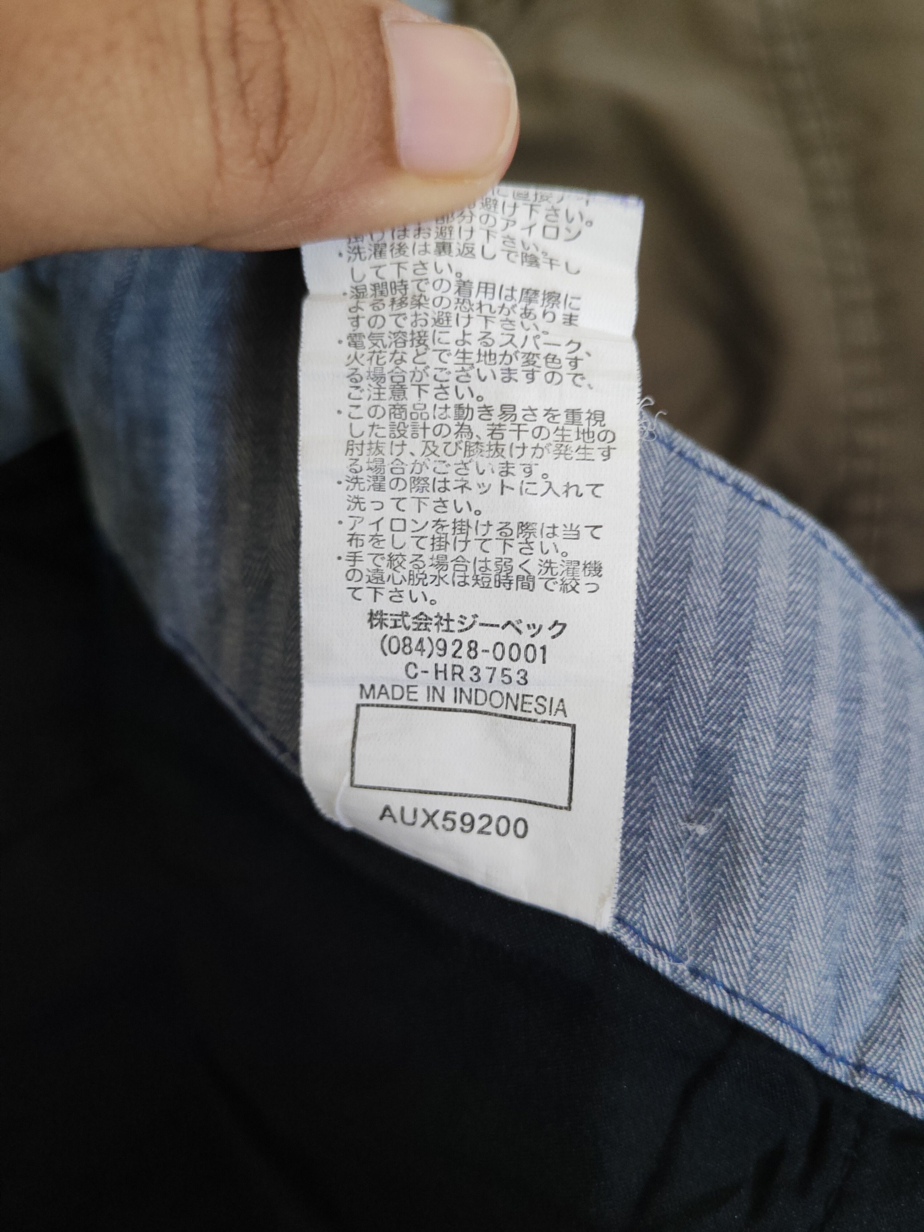 Japanese Brand DL Xebec Genba Blue Multipocket Cargo Pants #46-229T Size US 31 - 12 Thumbnail