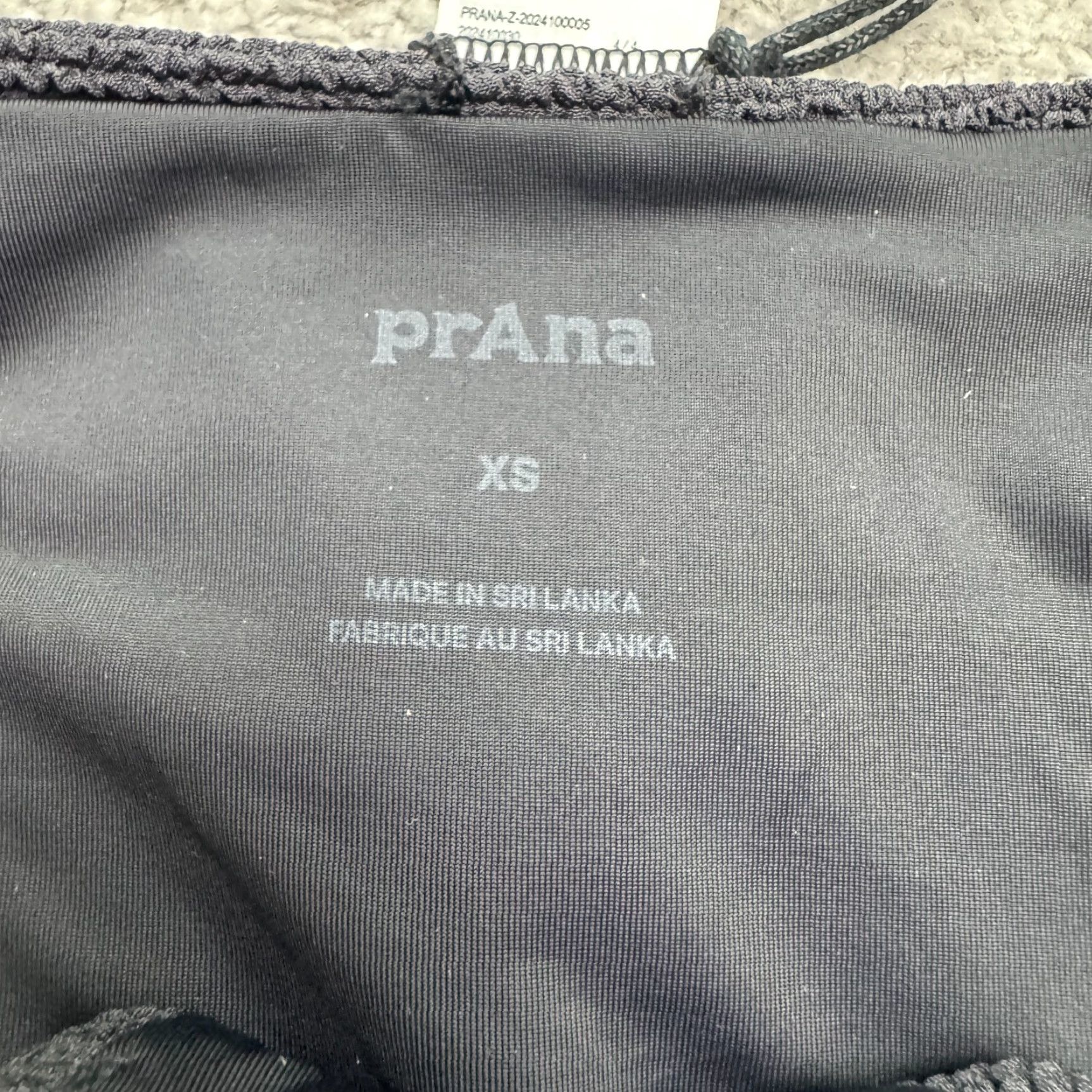 Prana Prana Bikini Bottom Womens XS Black Textured Lahari Scrunch Classic Swimwear NWT Size 26" / US 2 / IT 38 - 7 Thumbnail
