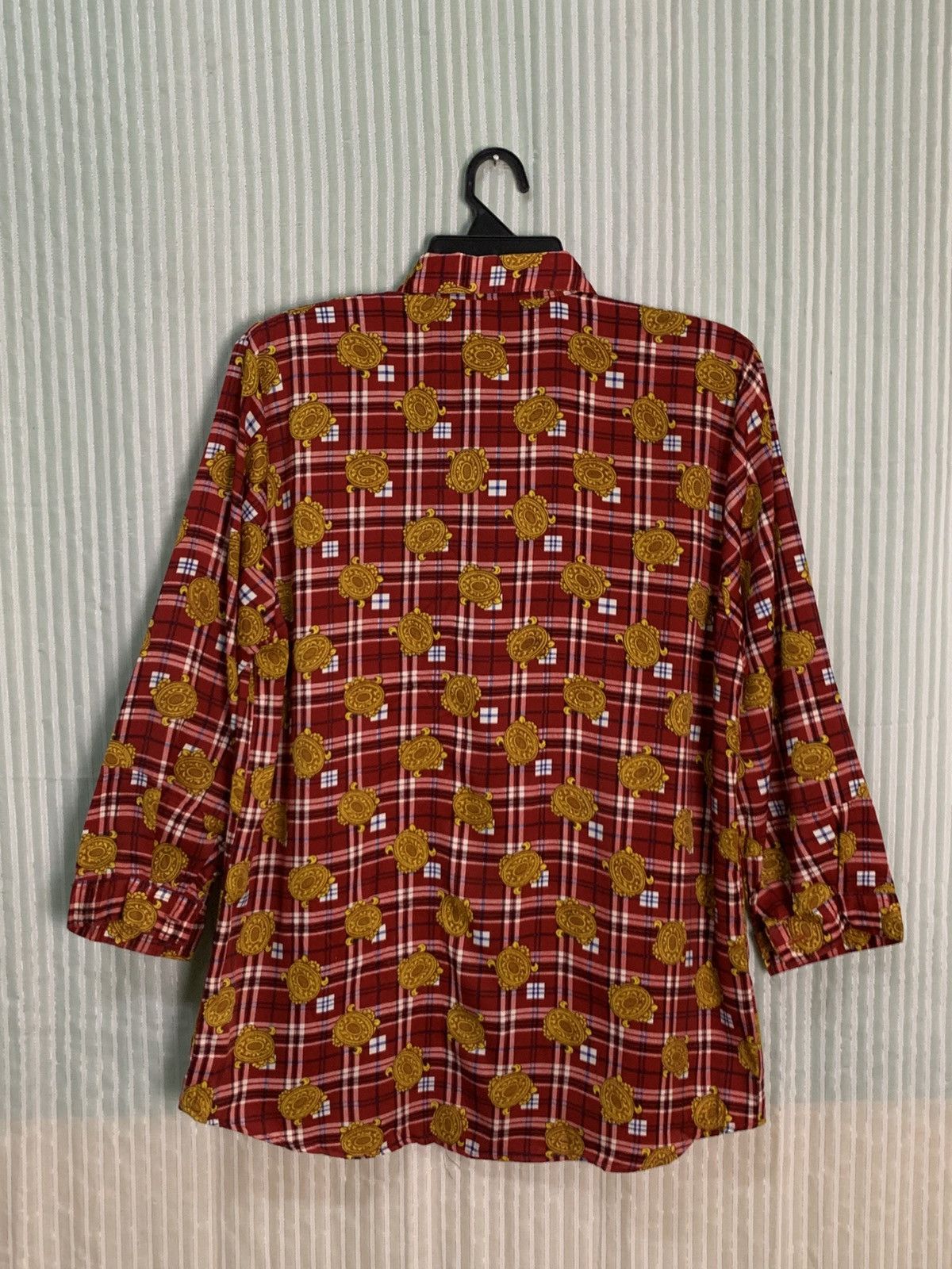 Vintage Rare Design Vintage Long Sleeve Button Down Blouse Size L / US 10 / IT 46 - 2 Thumbnail