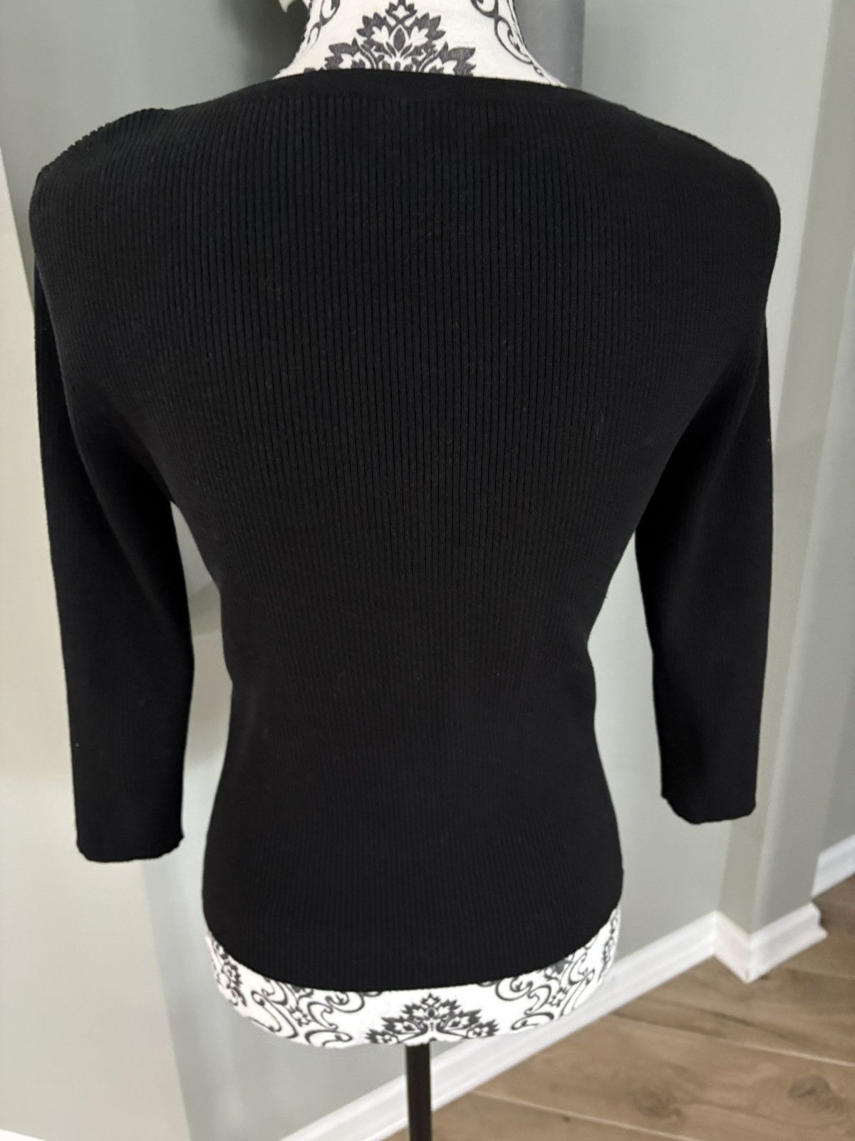 Other Petite Size medium black 3/4 sleeve sweater Size M / US 6-8 / IT 42-44 - 5 Thumbnail