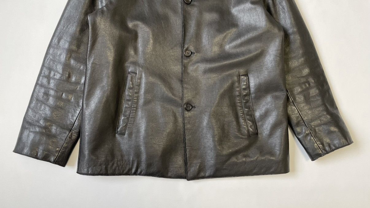 Prada A/W 2000 Black Leather Jacket Size US M / EU 48-50 / 2 - 5 Thumbnail