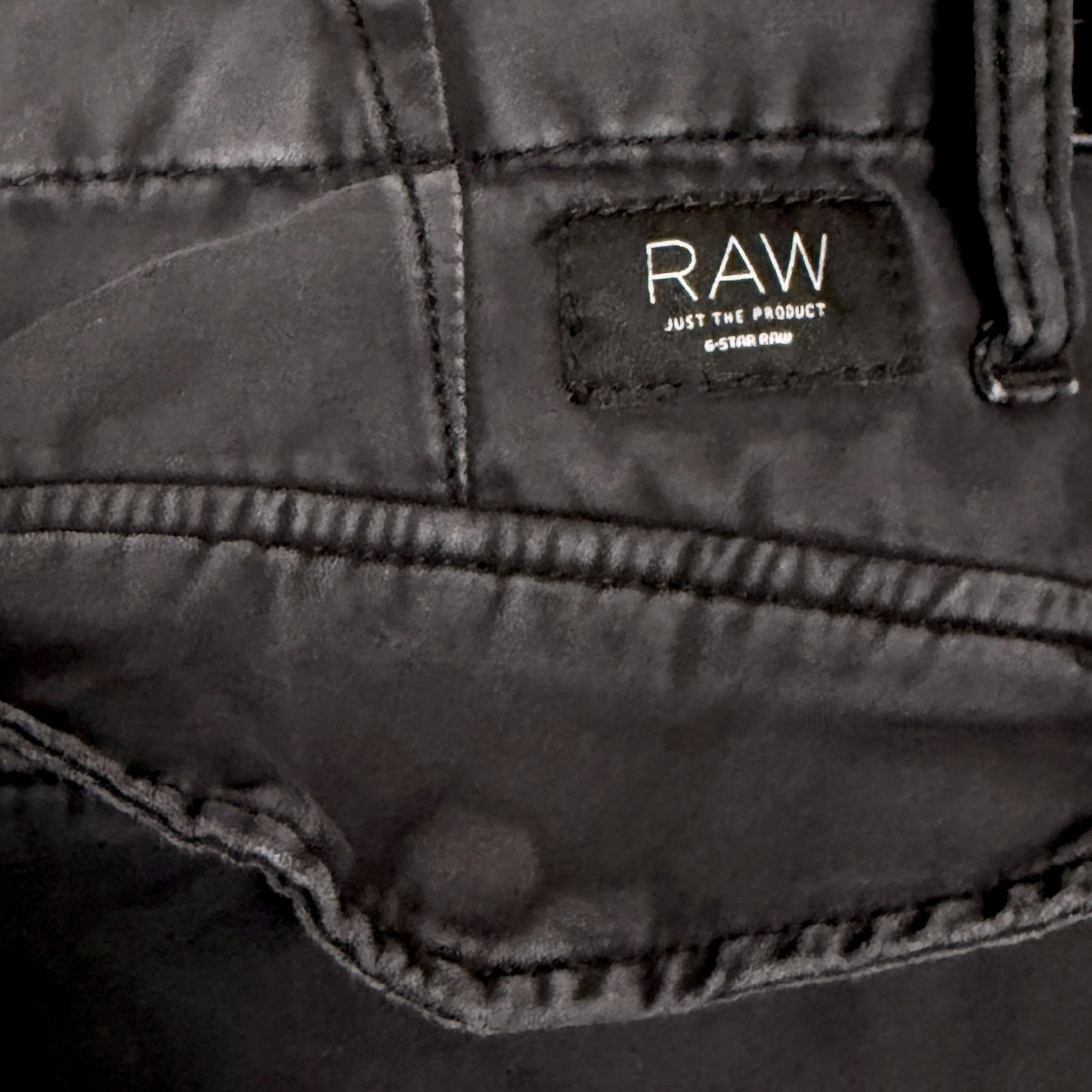 G-Star G-Star Raw Loose Tapered Women's 27x27 Dark Gray Cargo Pants Size 27" / US 4 / IT 40 - 11 Thumbnail