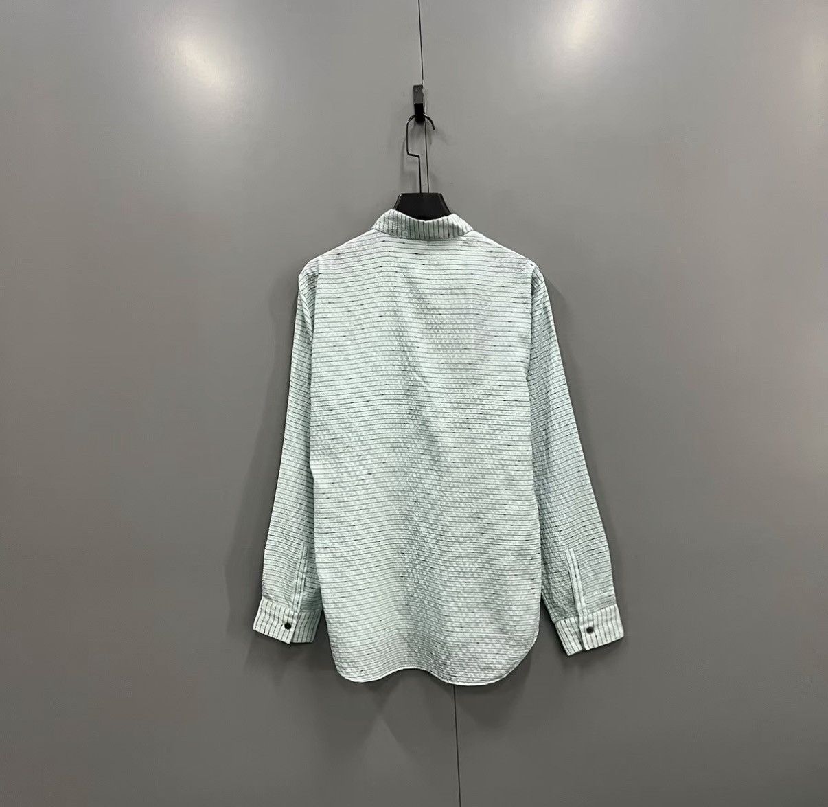 Dior Dior Mint Green Silk Shirt J41 Size US M / EU 48-50 / 2 - 2 Thumbnail
