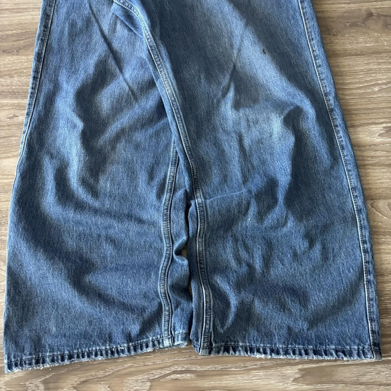 Vintage Crazy Vintage Y2K/2000s Low Rise Baggy Medium Wash Streetwear Skater Denim Jeans! 38x29 Size US 38 / EU 54 - 6 Thumbnail