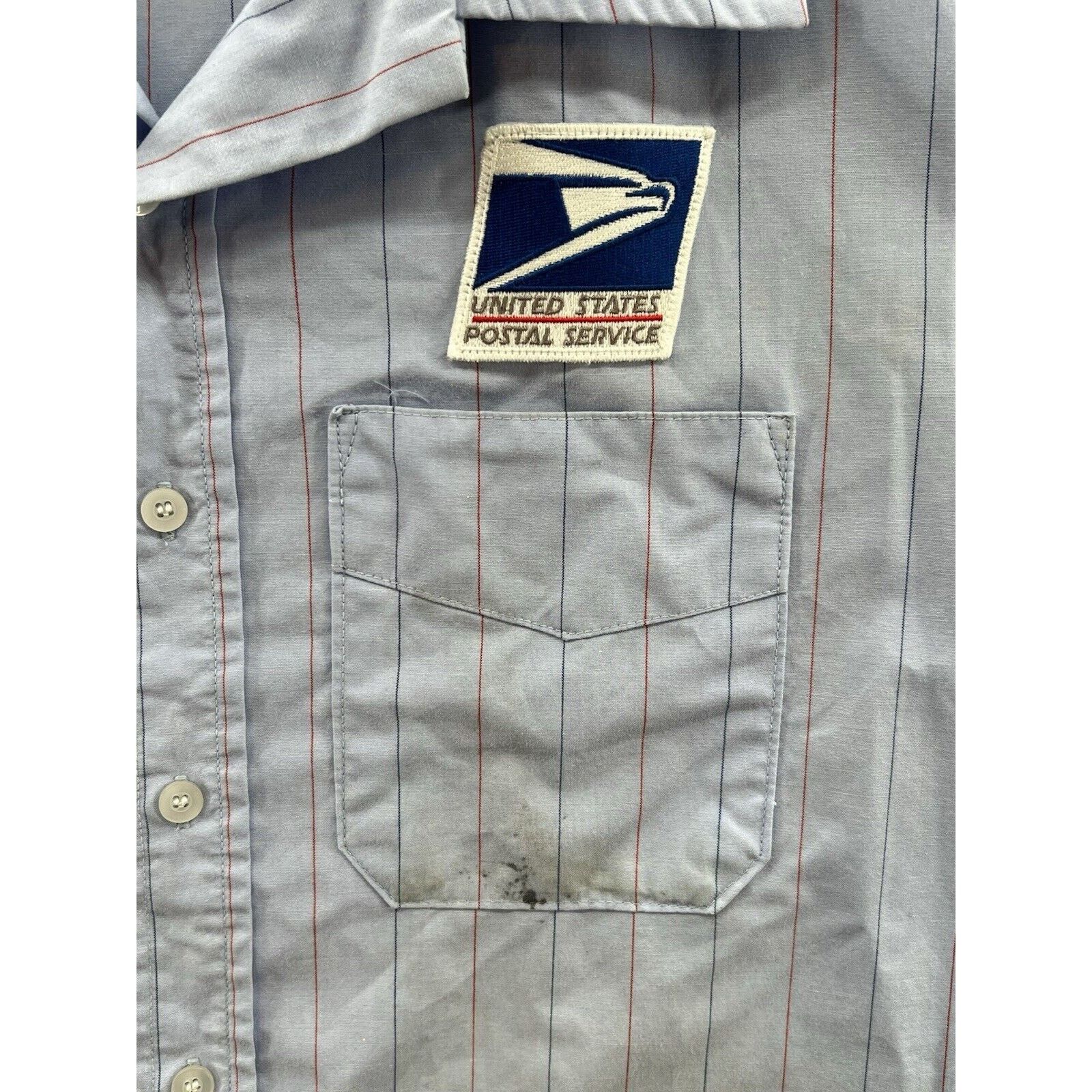 Other Union Line Blue USPS United States Post Office Button Up Size US XXL / EU 58 / 5 - 5 Thumbnail