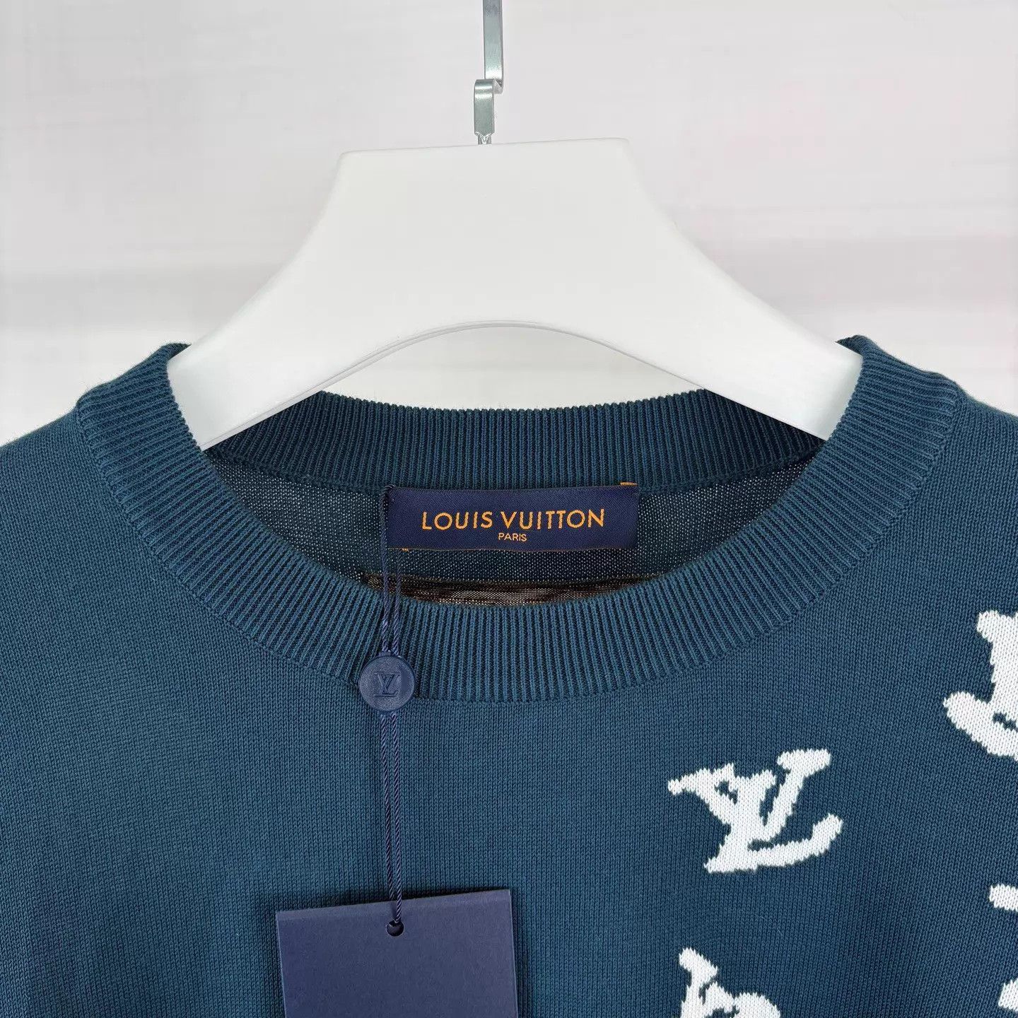 Louis Vuitton Louis Vuitton Pied Piper new 100% Cotton Knit SS XL Size US XL / EU 56 / 4 - 5 Thumbnail