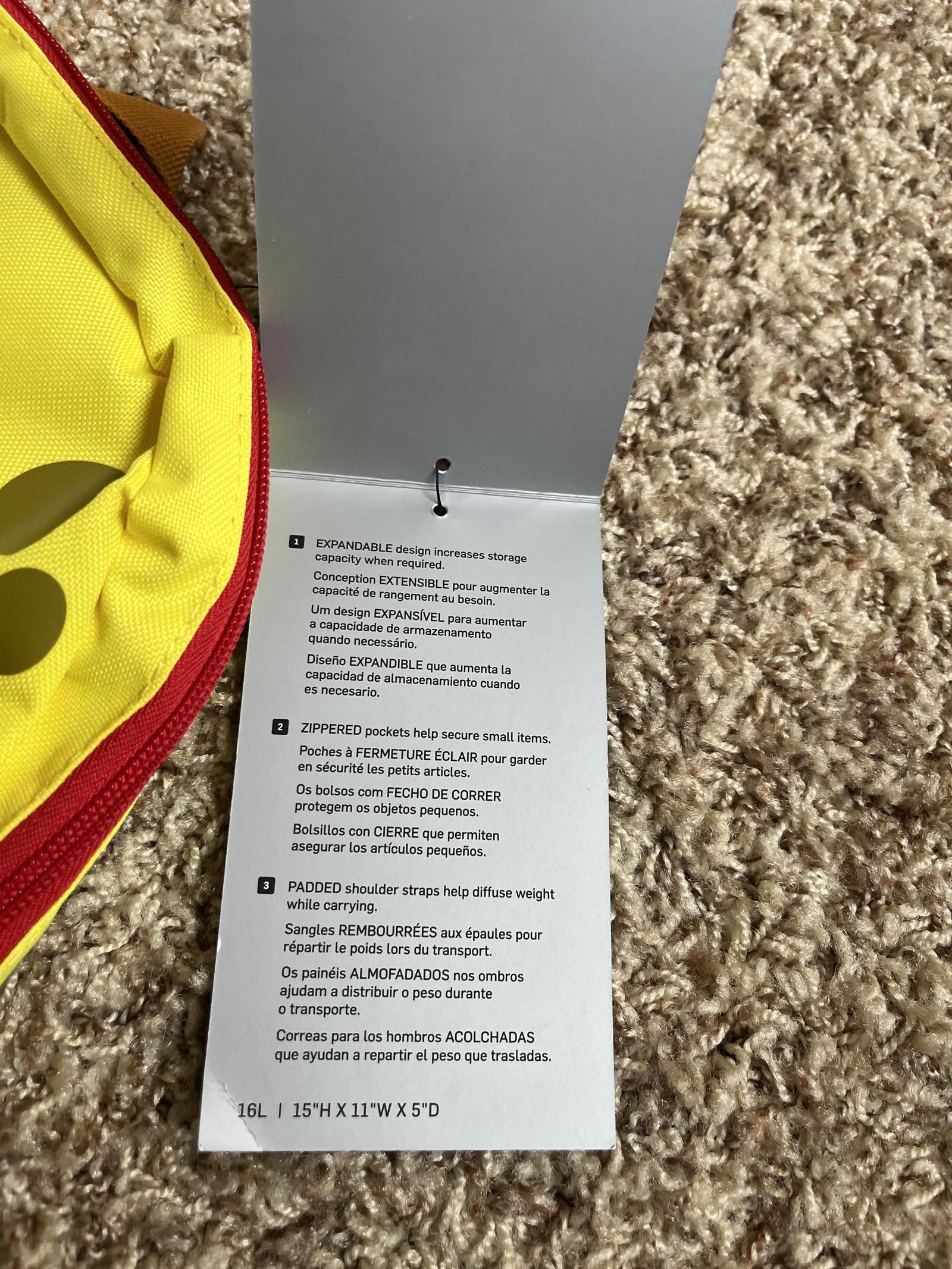 Nike Nike Kids Kyrie x Spongebob Backpack Size ONE SIZE - 10 Thumbnail