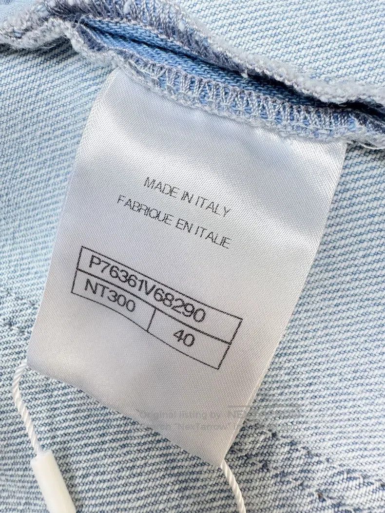 Chanel Chanel 24C early spring show blue gradient dyed jeans wide Size 26" / US 2 / IT 38 - 6 Thumbnail