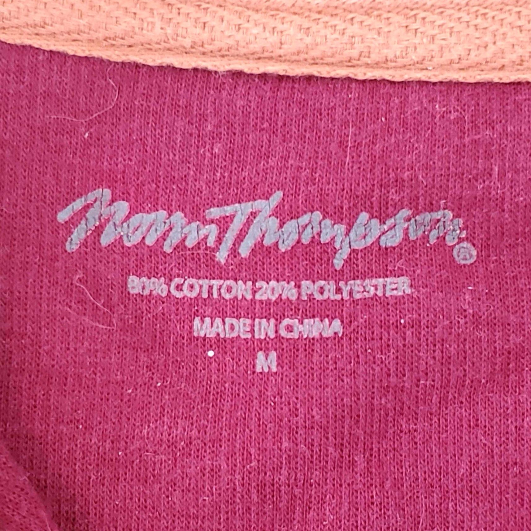 Jim Thompson VINTAGE Norm Thompson Shirt Mens M Red Henley Long Sleeve Buttoned Grandpa Size US M / EU 48-50 / 2 - 4 Thumbnail